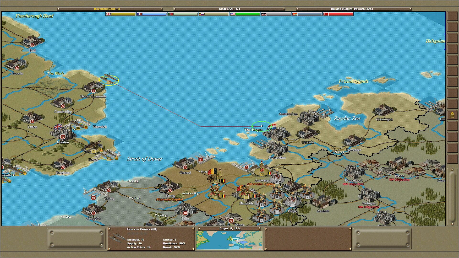 Screenshot for Strategic Command World War I: The Great War 1914-1918