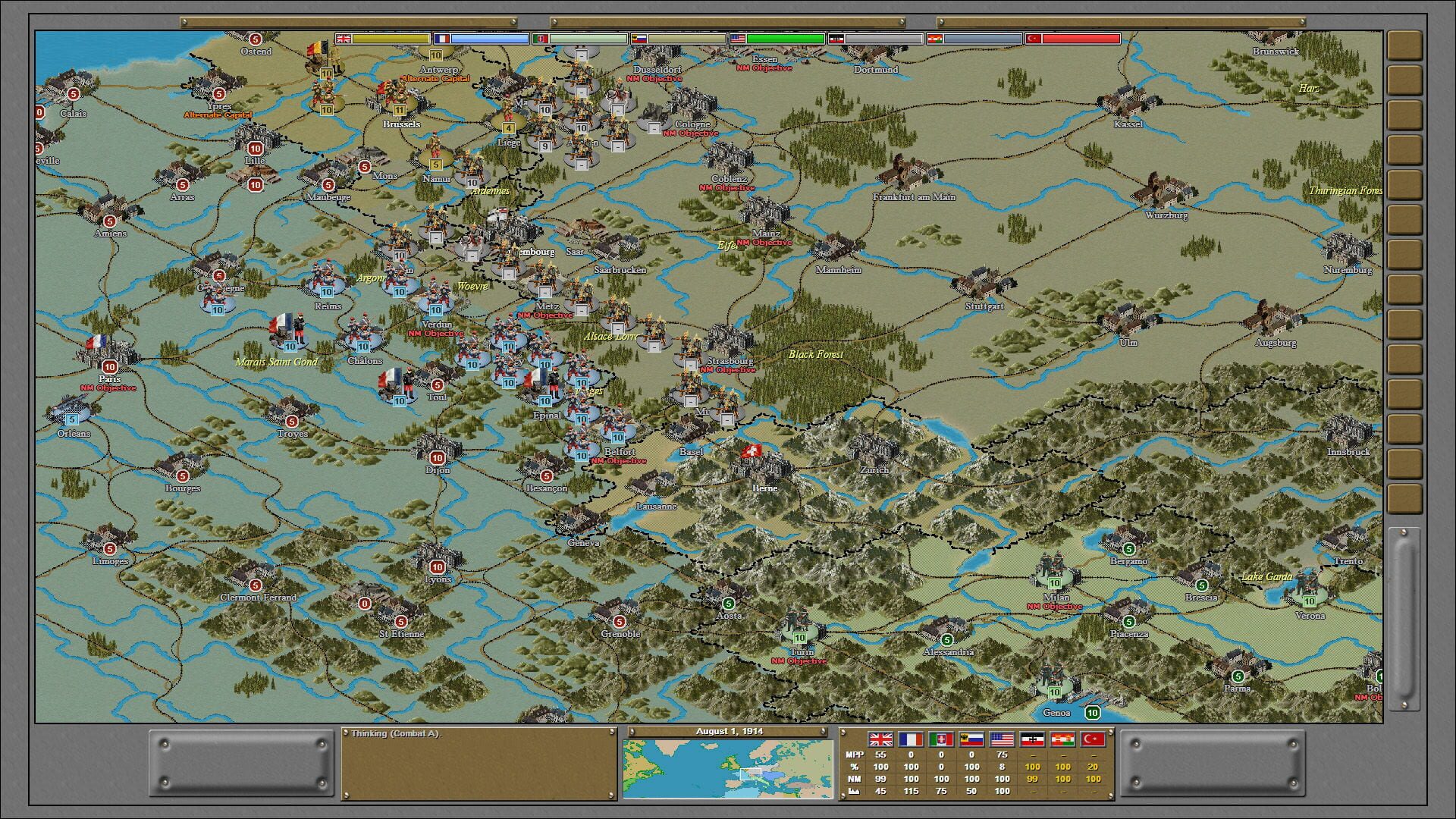 Screenshot for Strategic Command World War I: The Great War 1914-1918