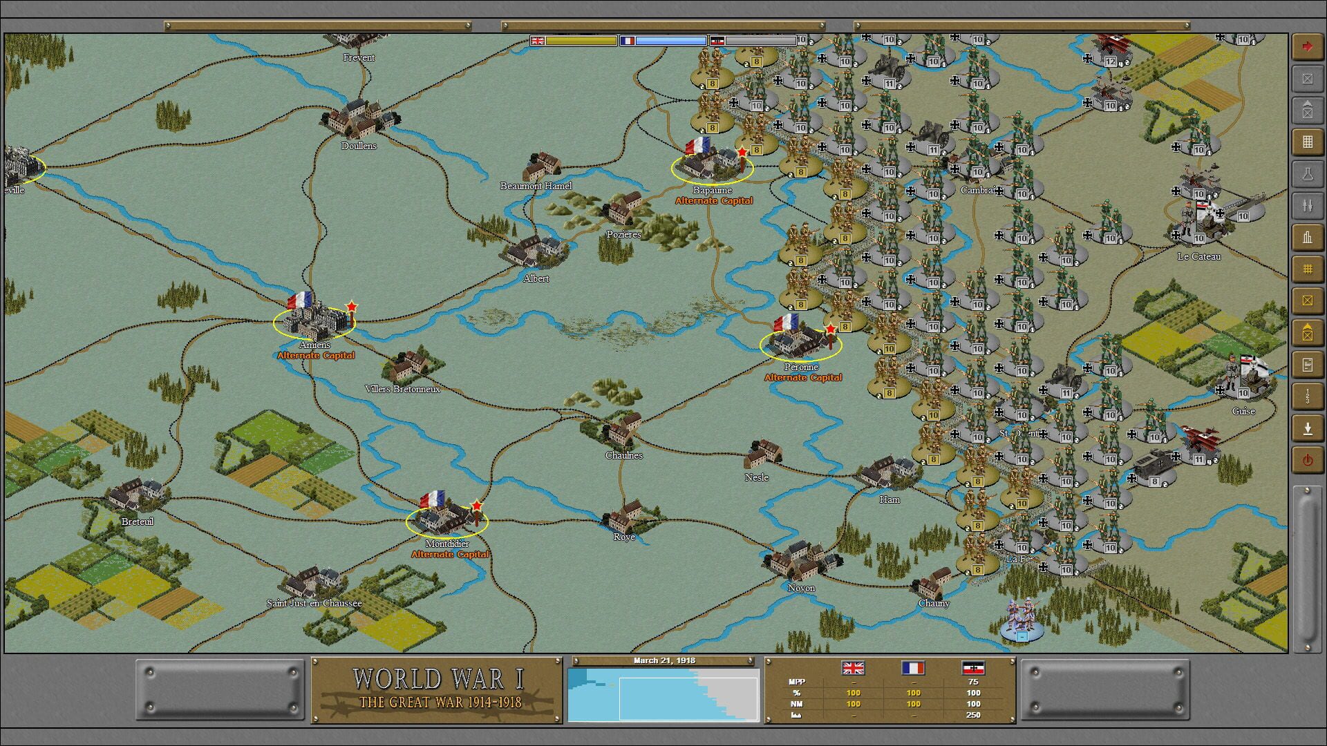 Screenshot for Strategic Command World War I: The Great War 1914-1918