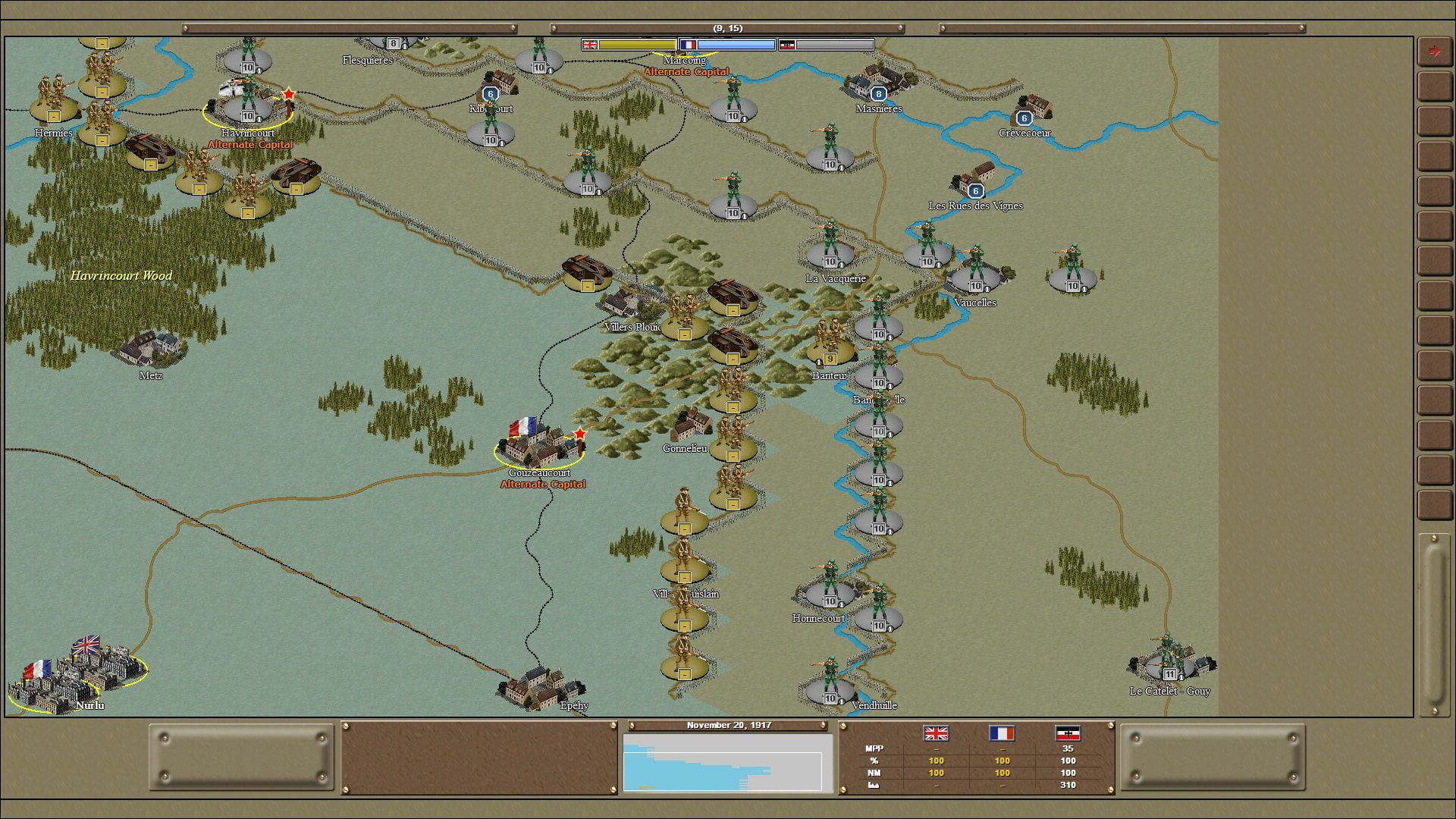 Screenshot for Strategic Command World War I: The Great War 1914-1918