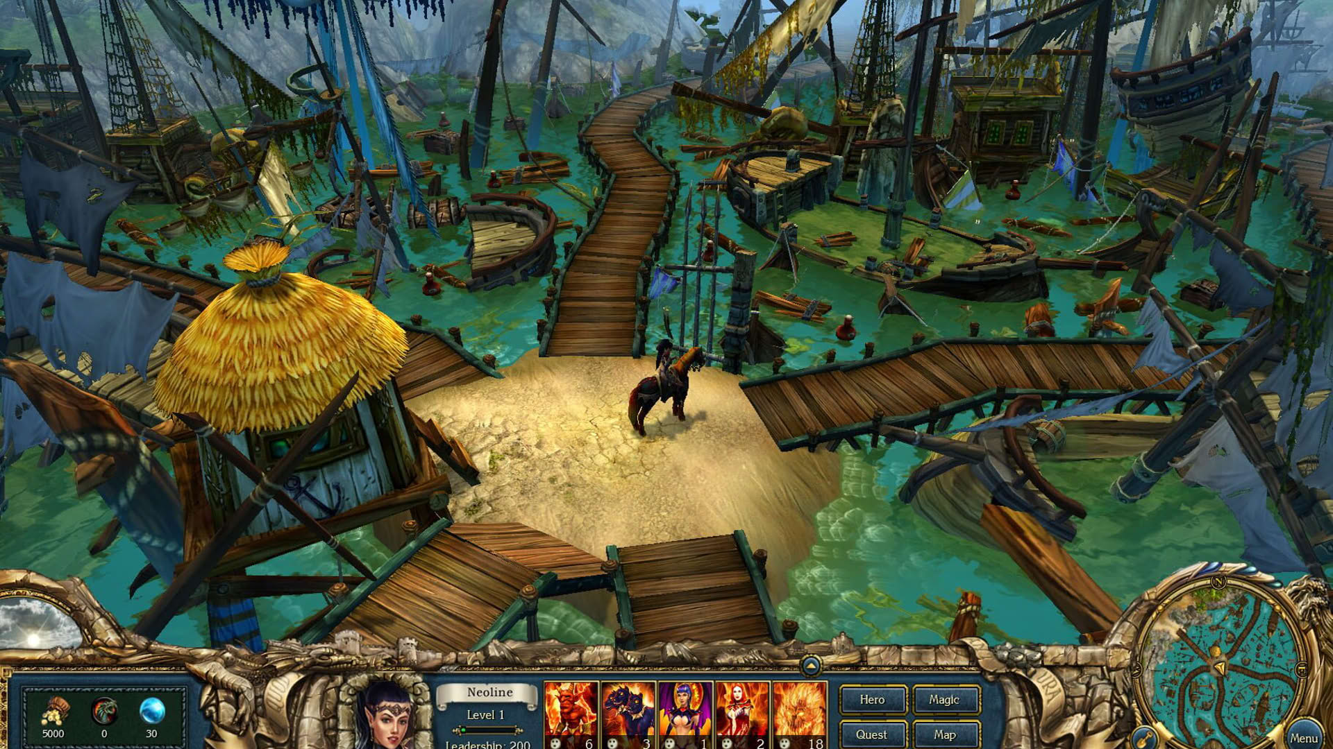 Screenshot for King's Bounty: Dark Side