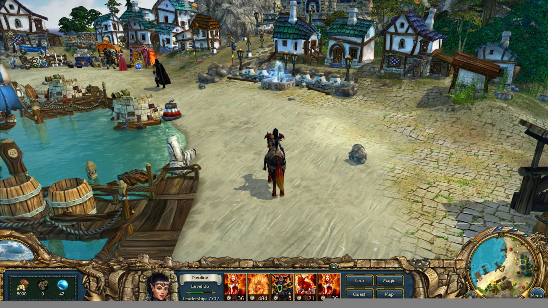 Screenshot for King's Bounty: Dark Side