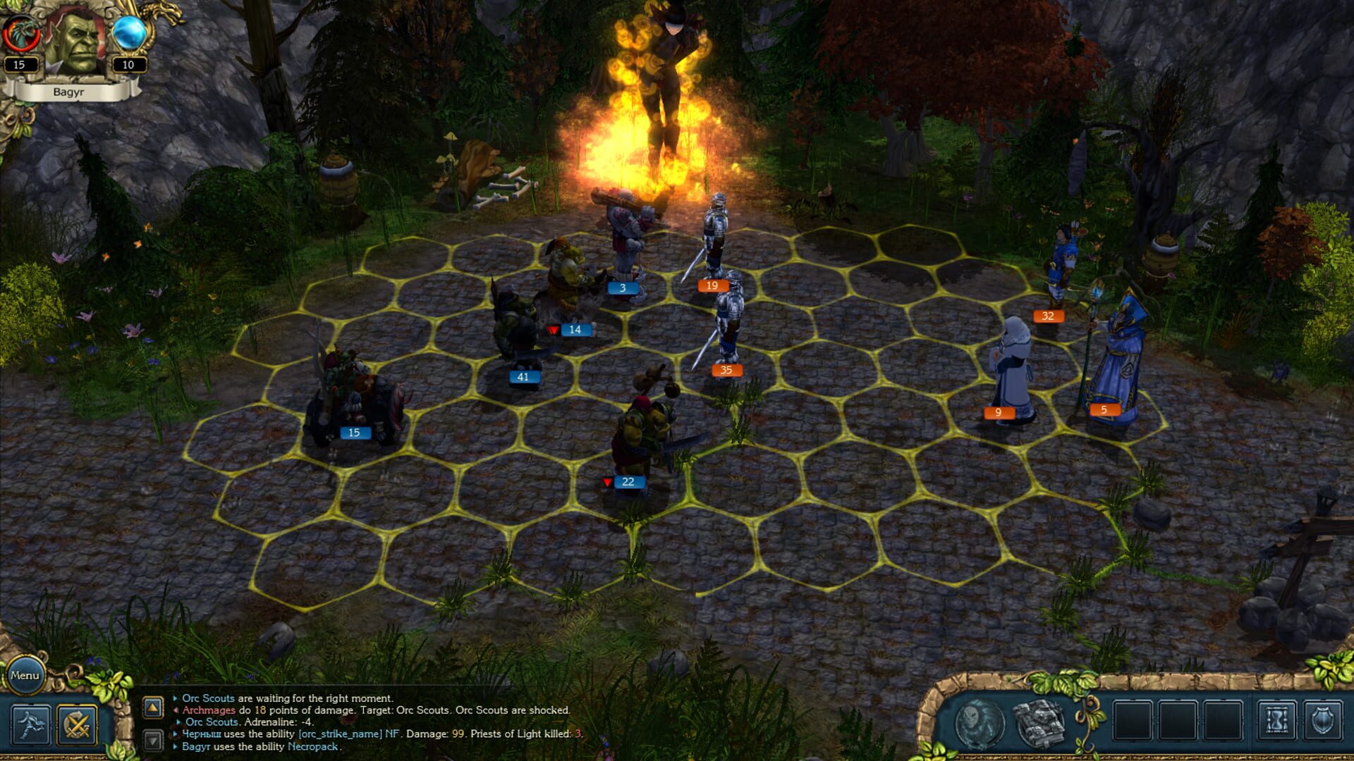 Screenshot for King's Bounty: Dark Side