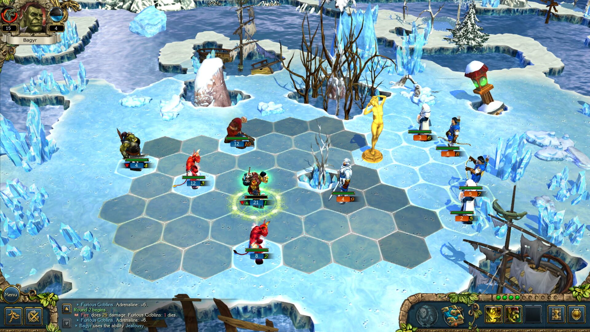 Screenshot for King's Bounty: Dark Side