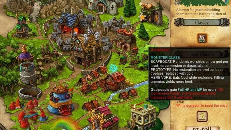 Screenshot for Desktop Dungeons Goatperson