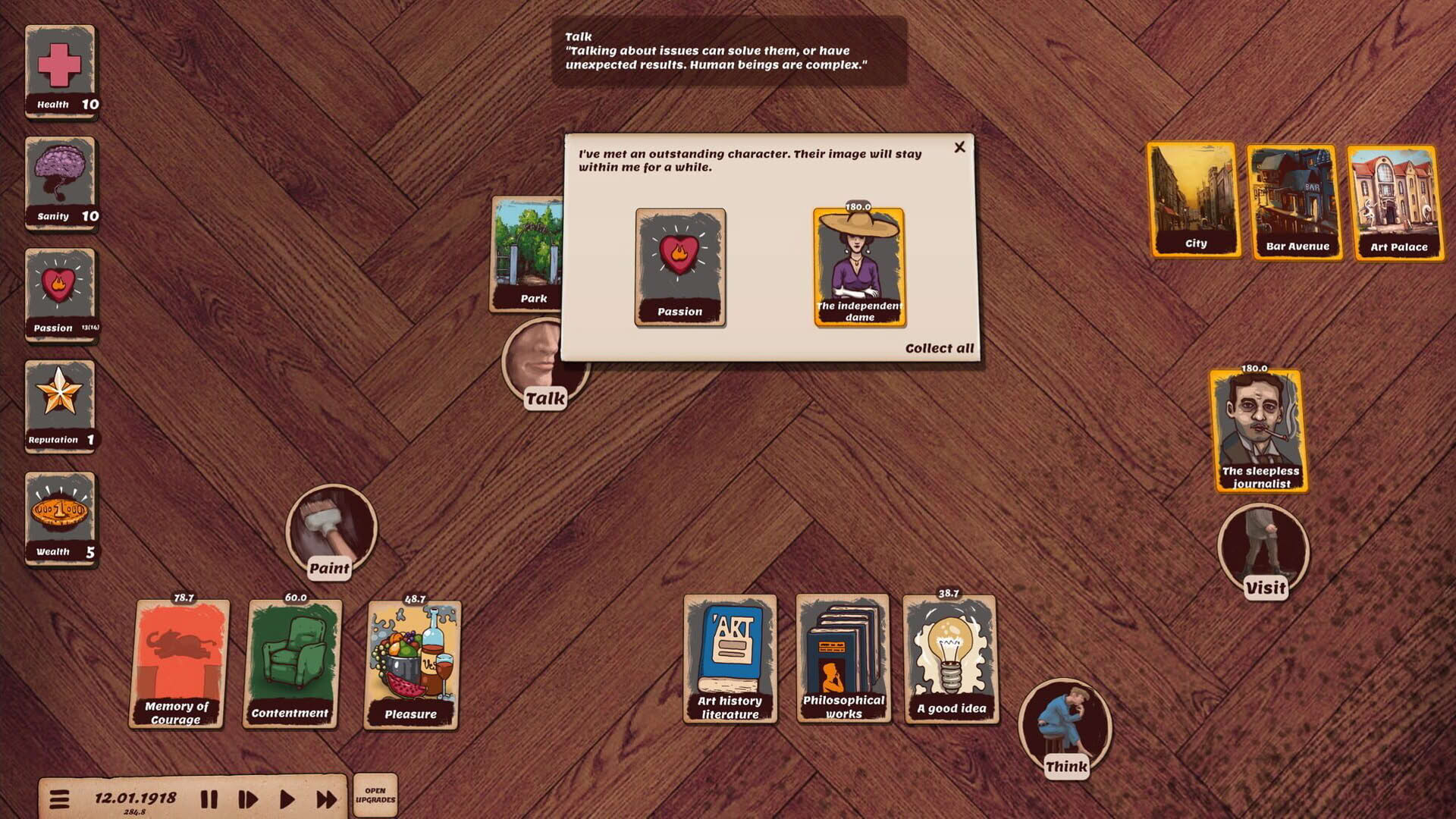 Screenshot for Artist Life Simulator