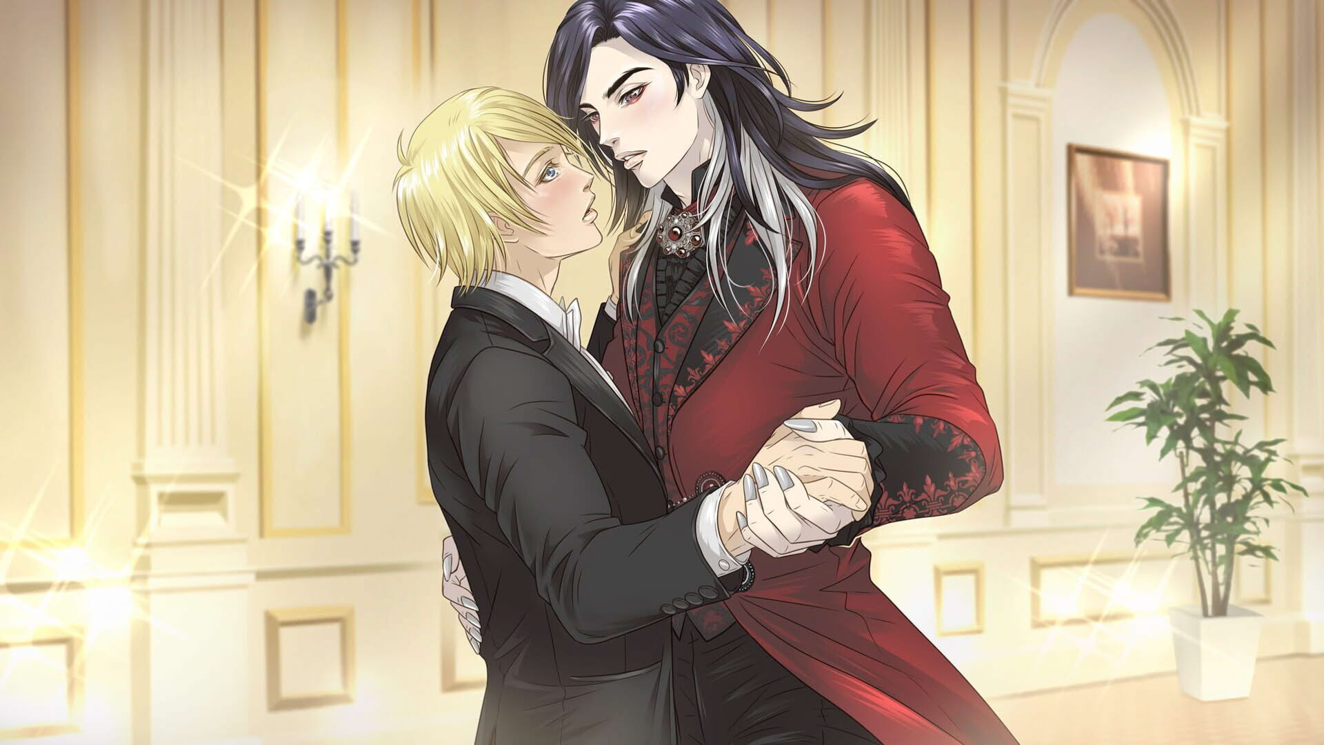 Screenshot for Vampire Slave: A Yaoi Visual Novel