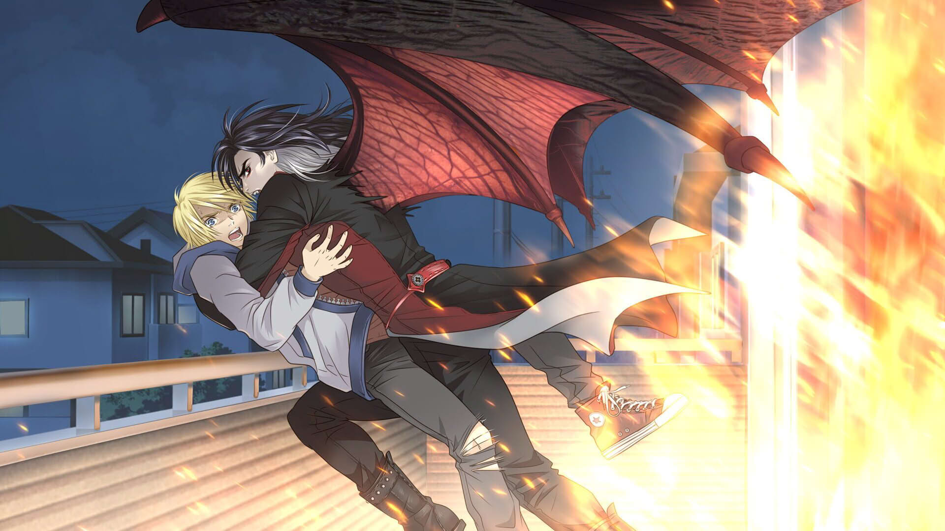 Screenshot for Vampire Slave: A Yaoi Visual Novel