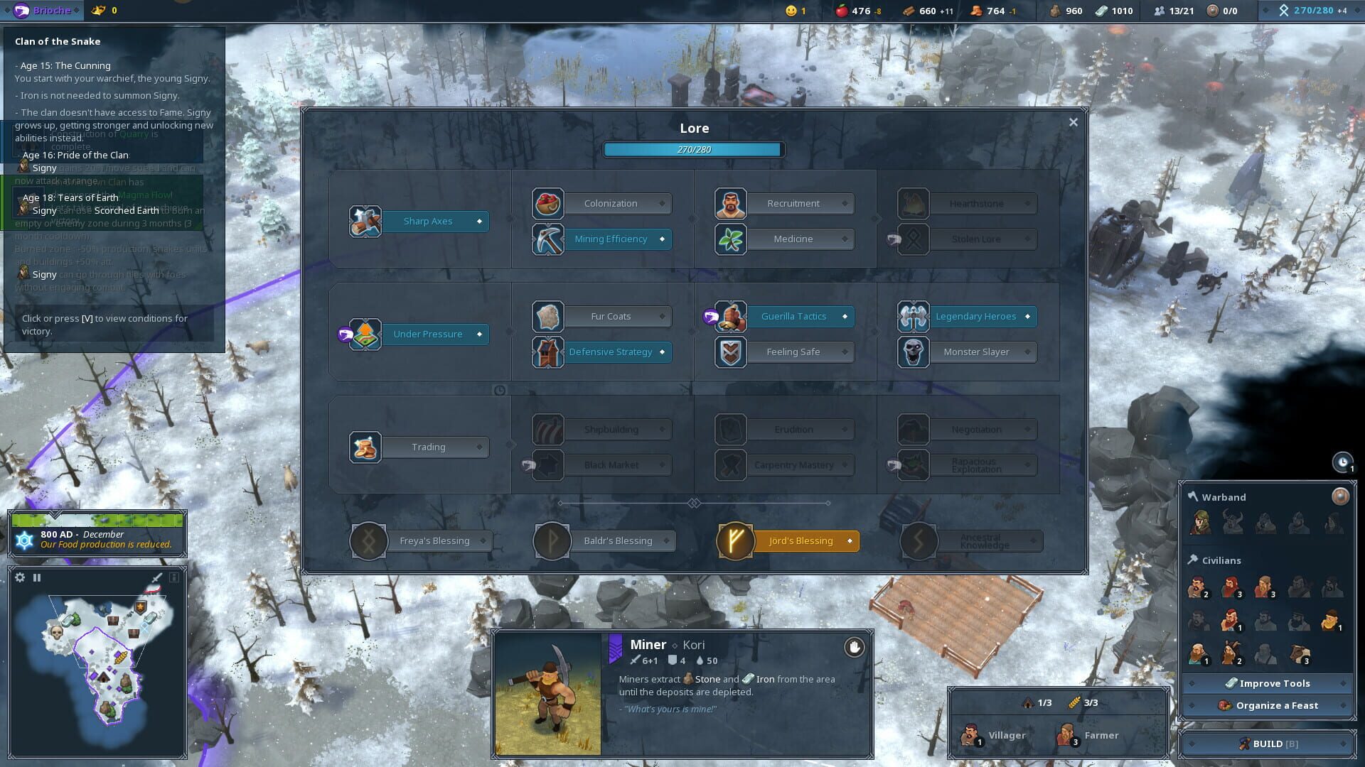 Screenshot for Northgard: Sváfnir, Clan of the Snake