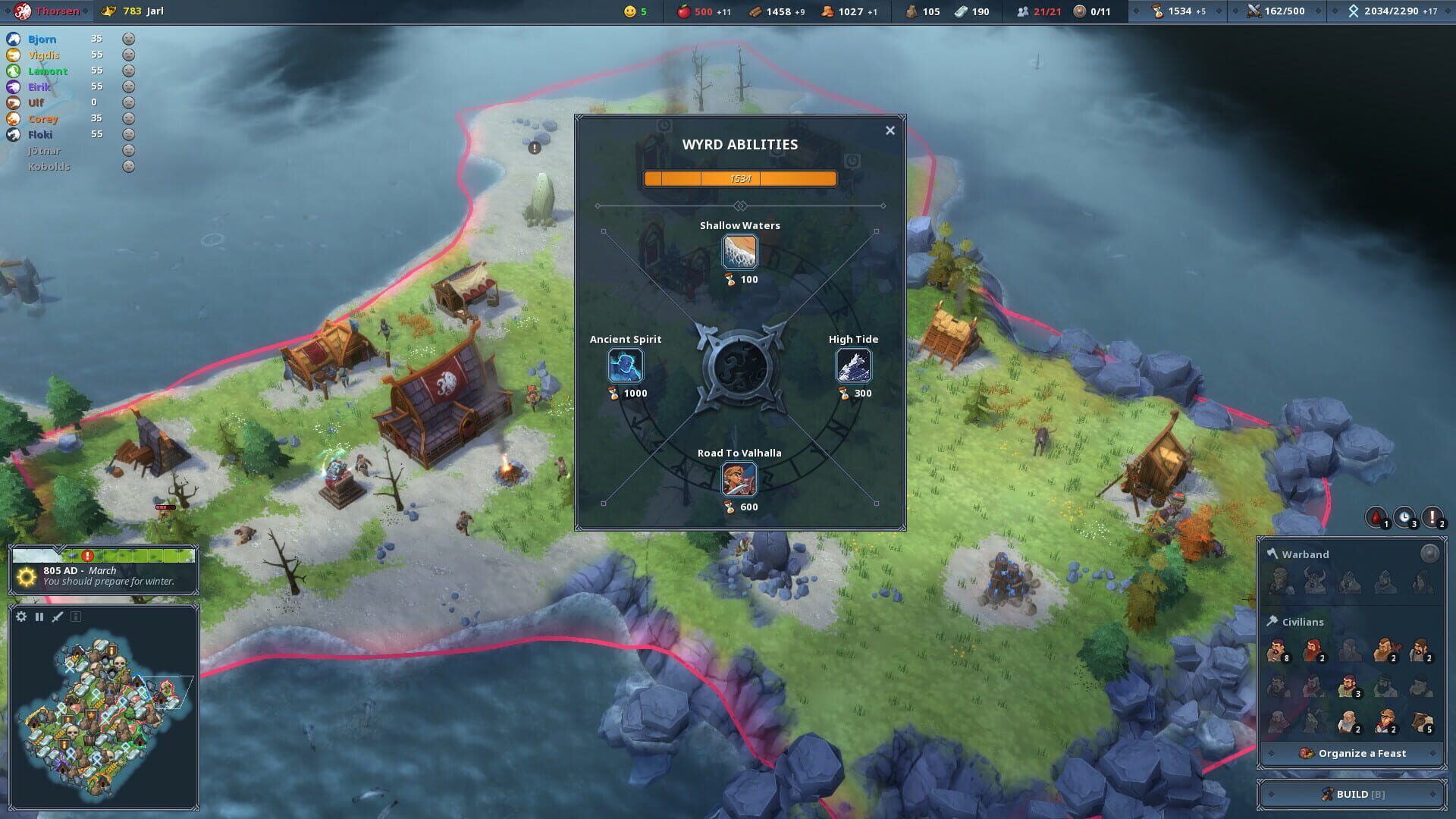 Screenshot for Northgard: Lyngbakr, Clan of the Kraken