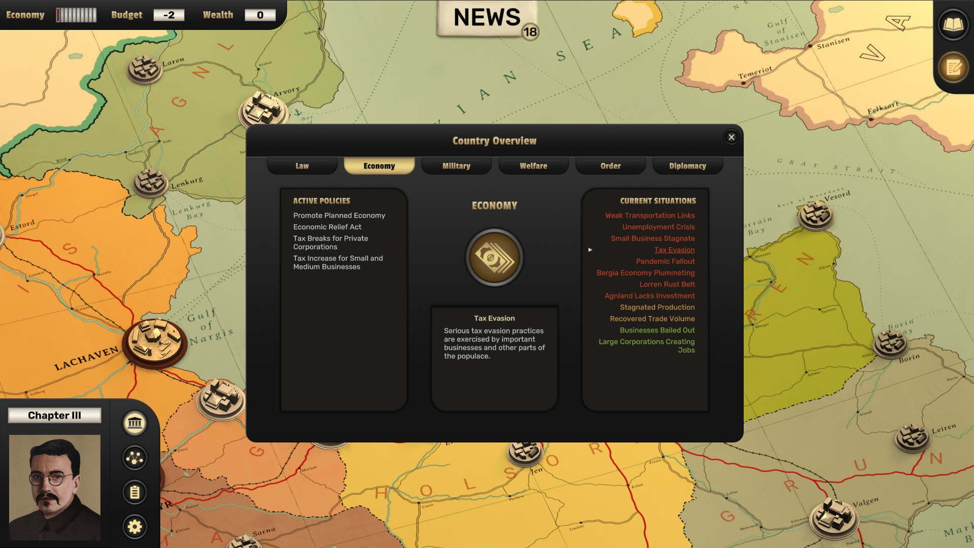 Screenshot for Suzerain