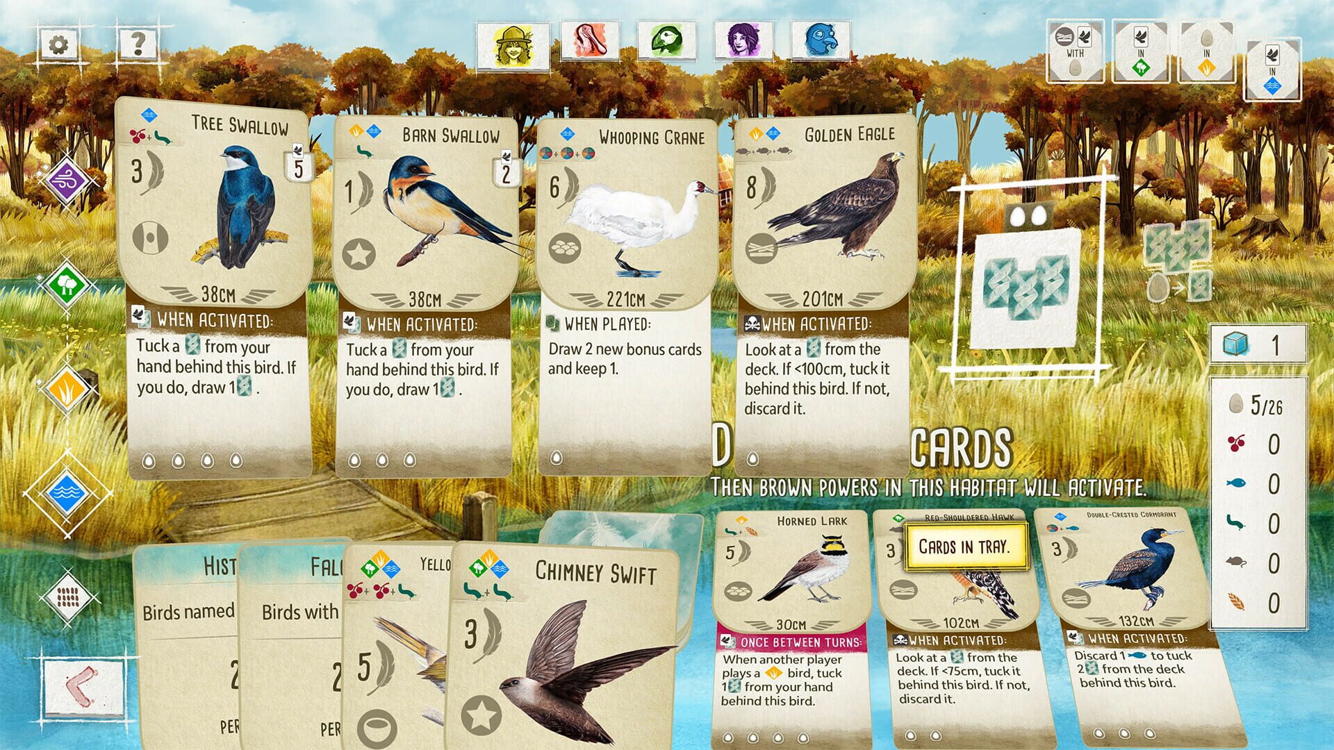 Screenshot for Wingspan