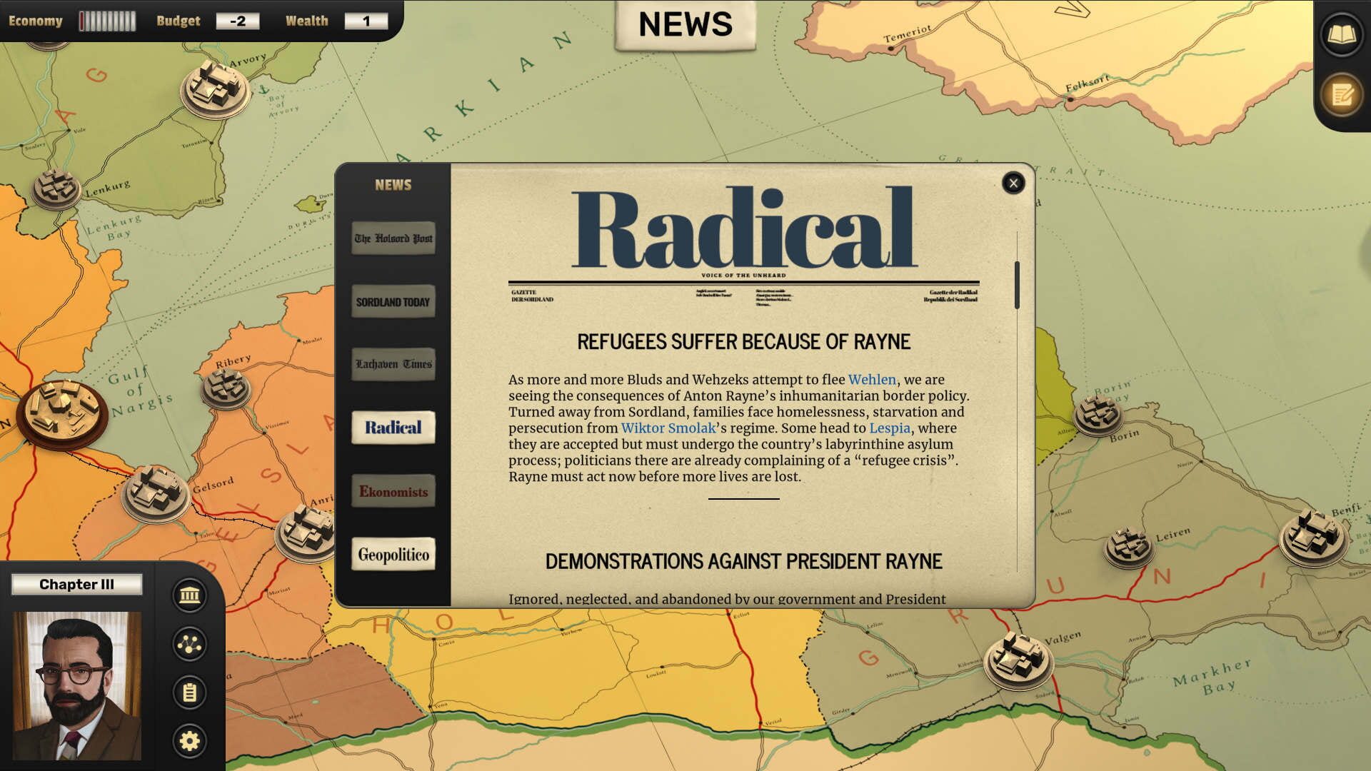 Screenshot for Suzerain