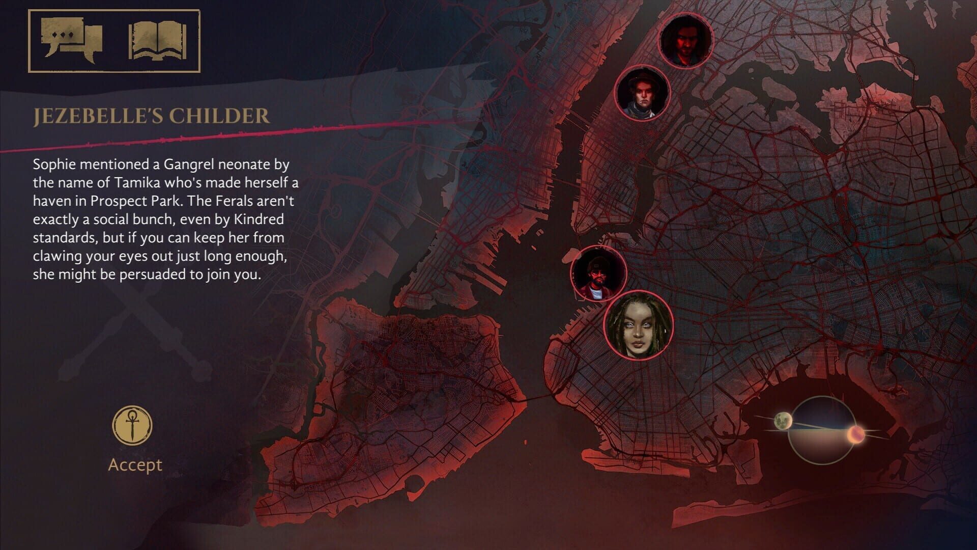 Screenshot for Vampire: The Masquerade - Coteries of New York