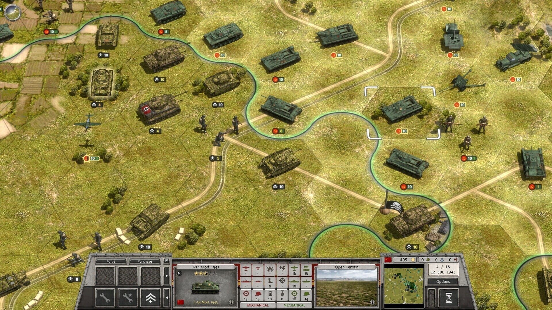 Screenshot for Order of Battle: Red Storm