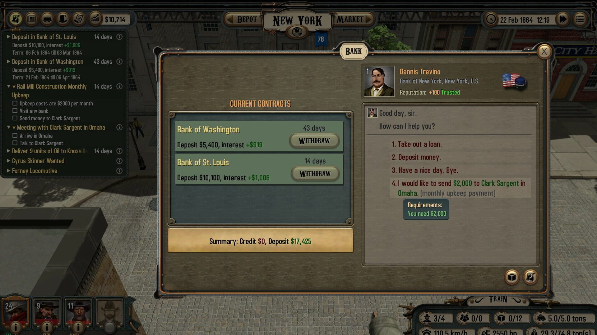 Screenshot for Bounty Train: New West