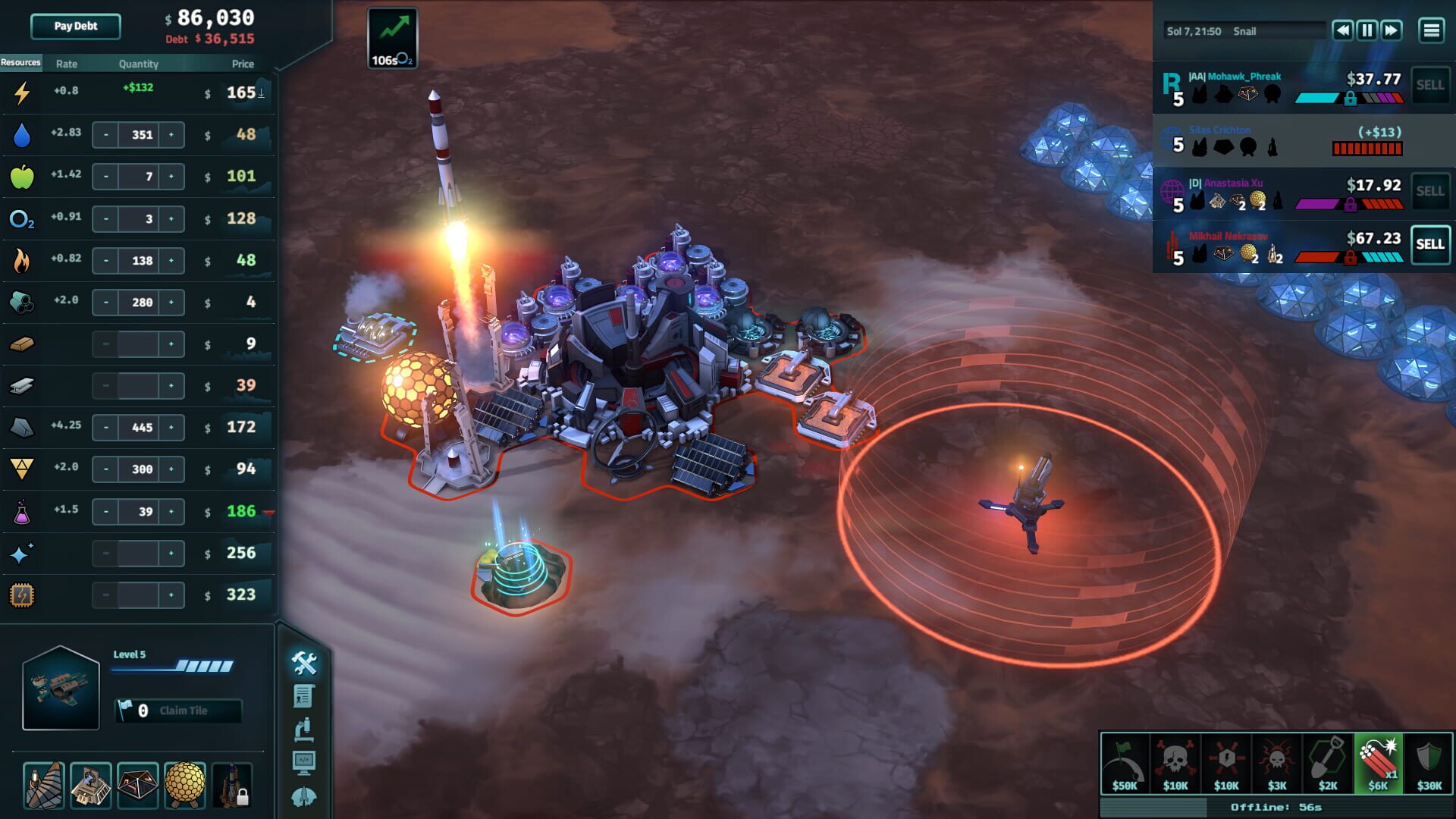 Screenshot for Offworld Trading Company: Blue Chip Ventures