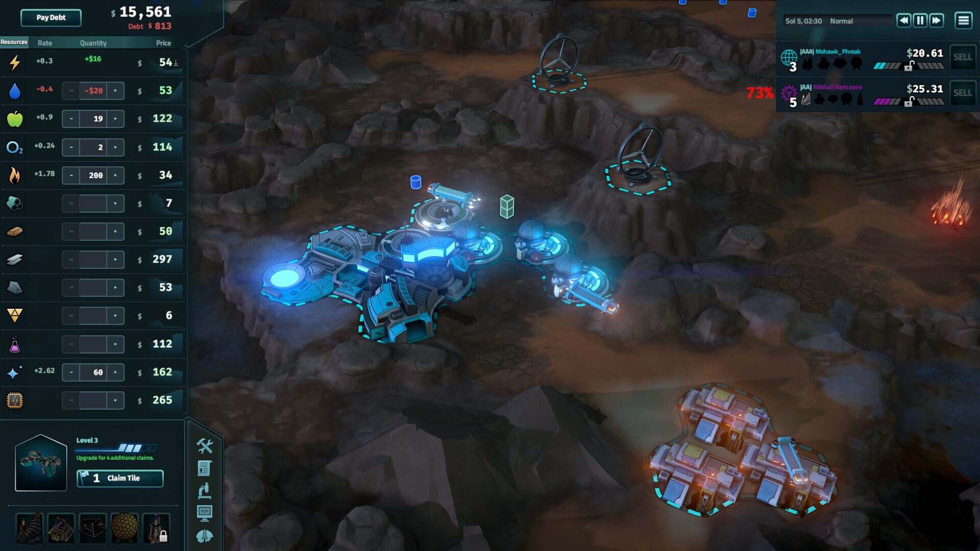 Screenshot for Offworld Trading Company: Blue Chip Ventures