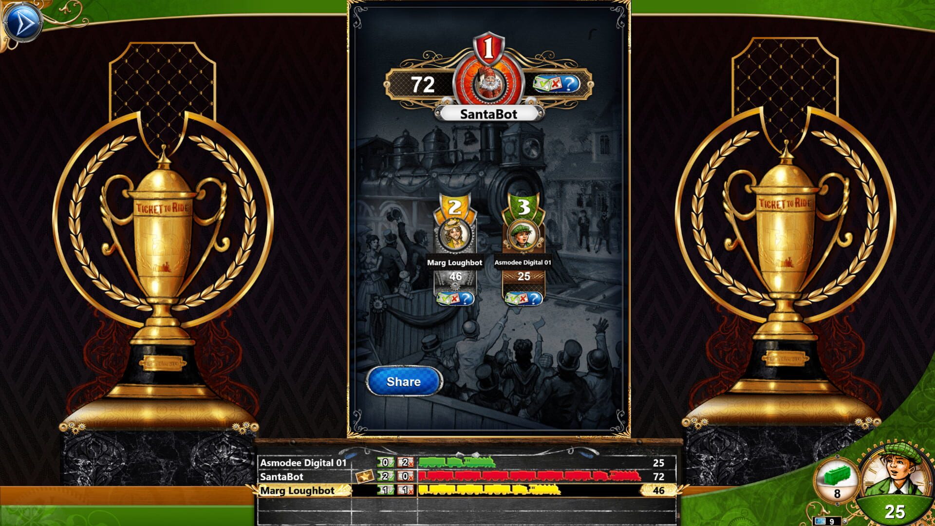 Screenshot for Ticket to Ride: Nordic Countries