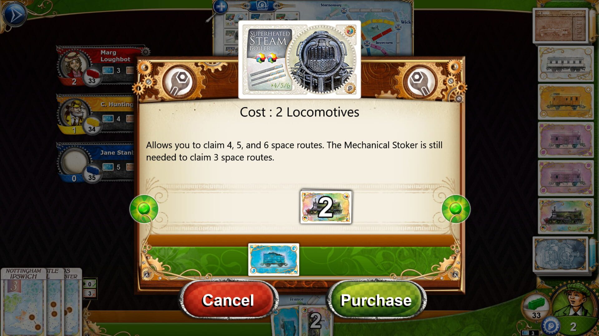 Screenshot for Ticket to Ride: United Kingdom