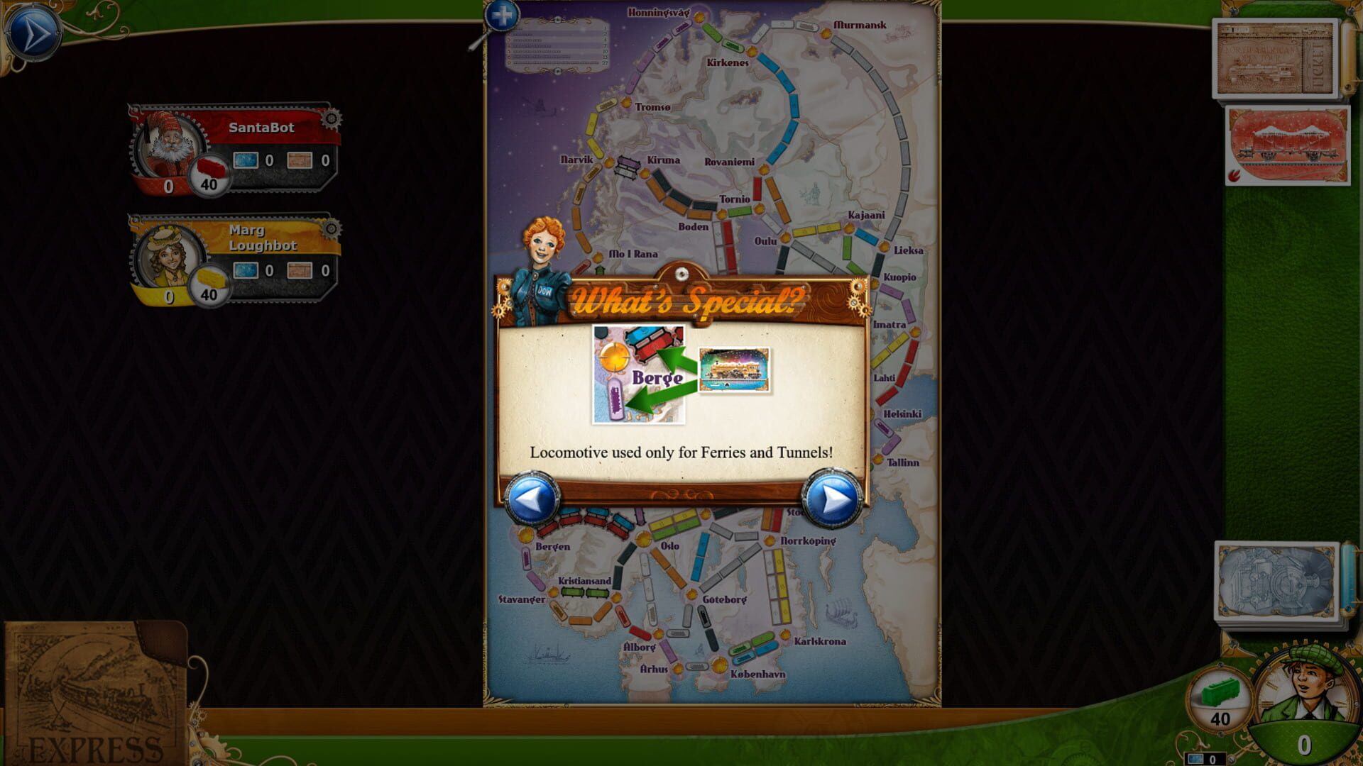 Screenshot for Ticket to Ride: Nordic Countries