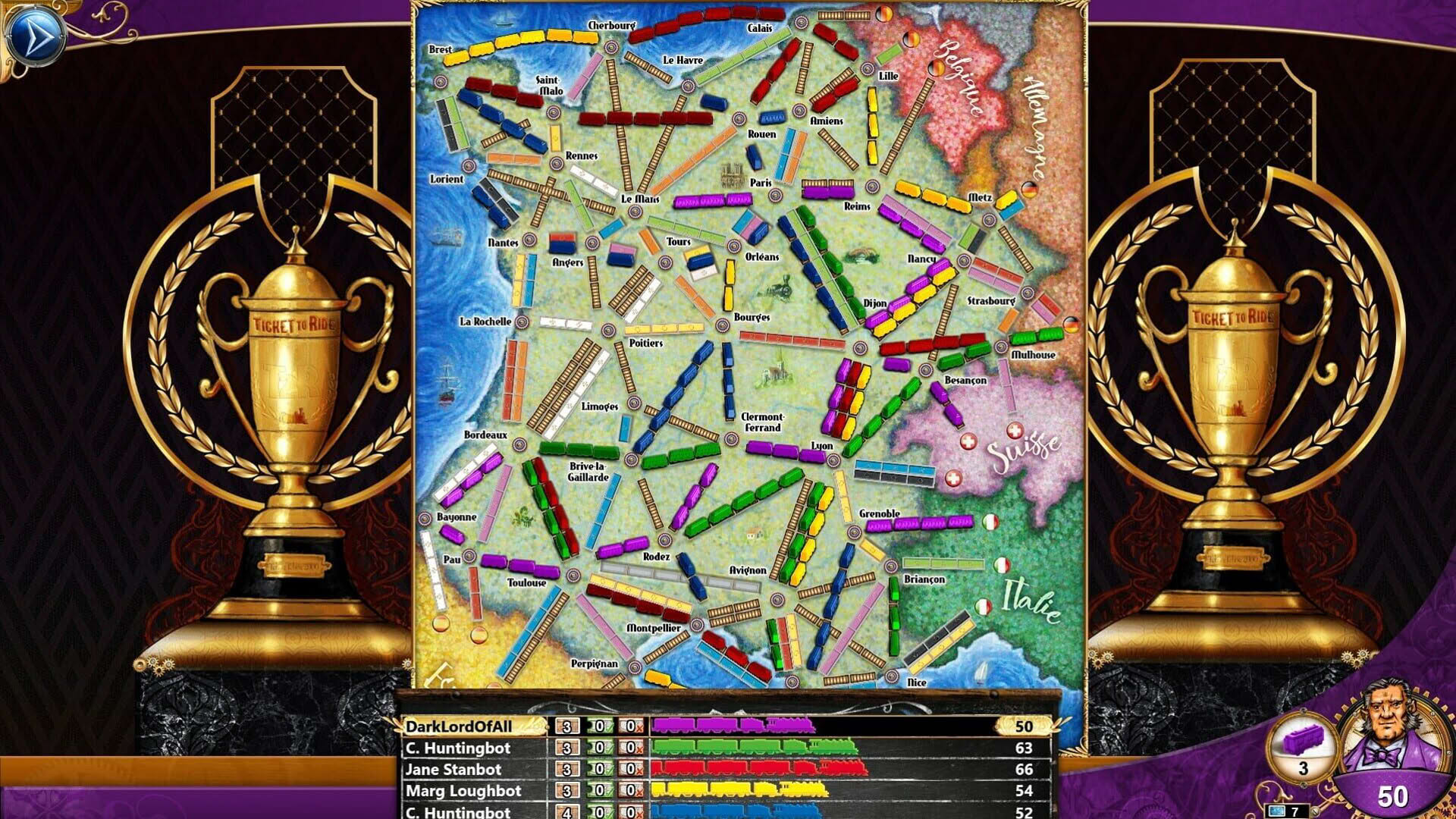 Screenshot for Ticket to Ride: France