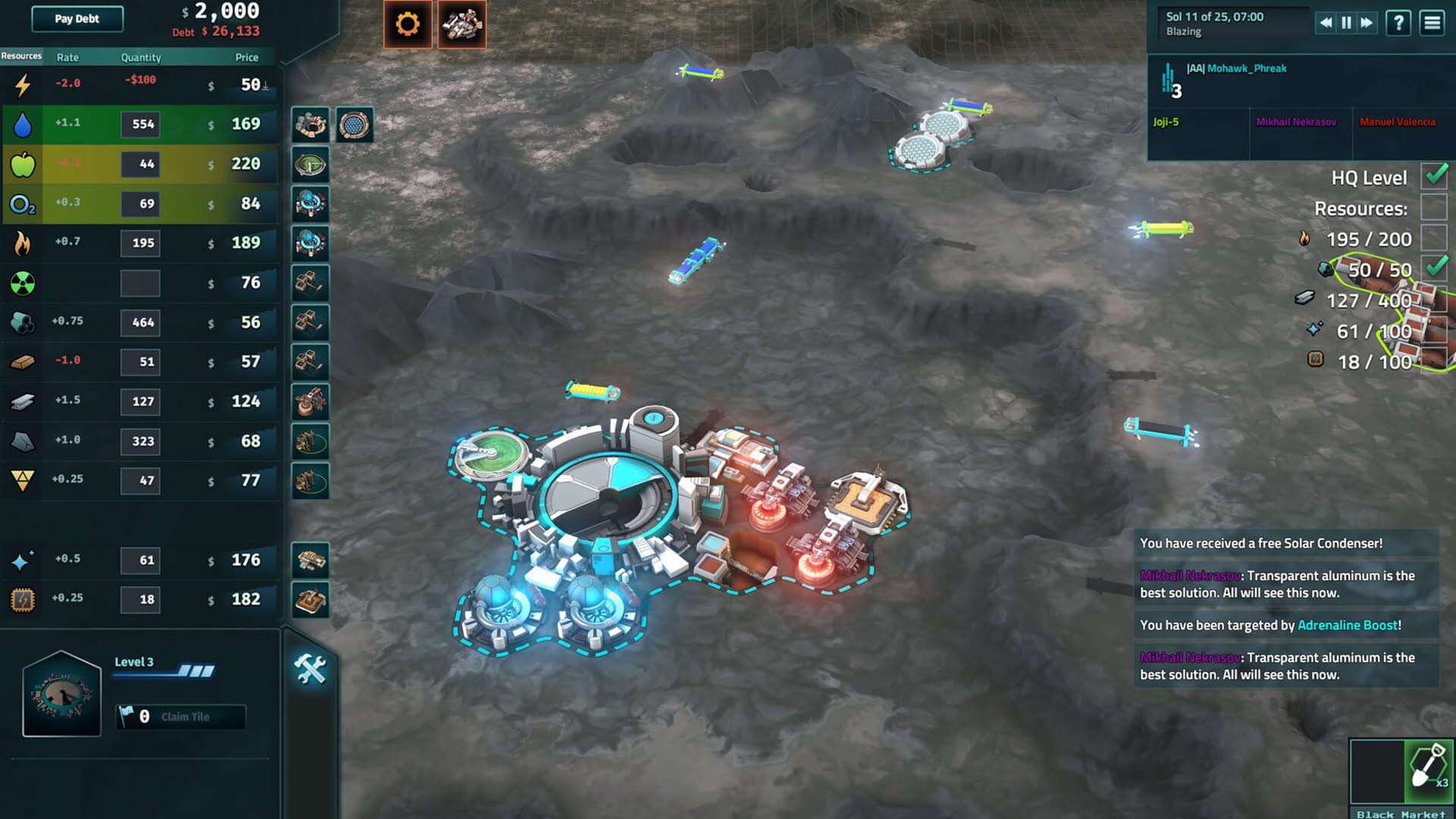 Screenshot for Offworld Trading Company: Limited Supply