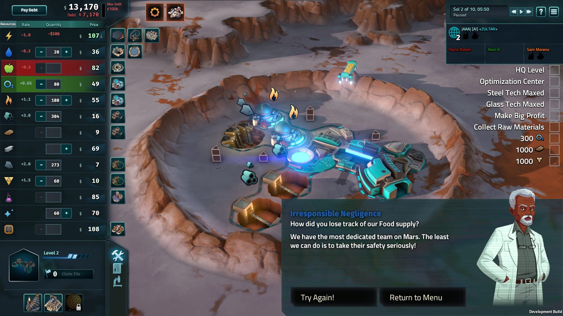 Screenshot for Offworld Trading Company: Limited Supply