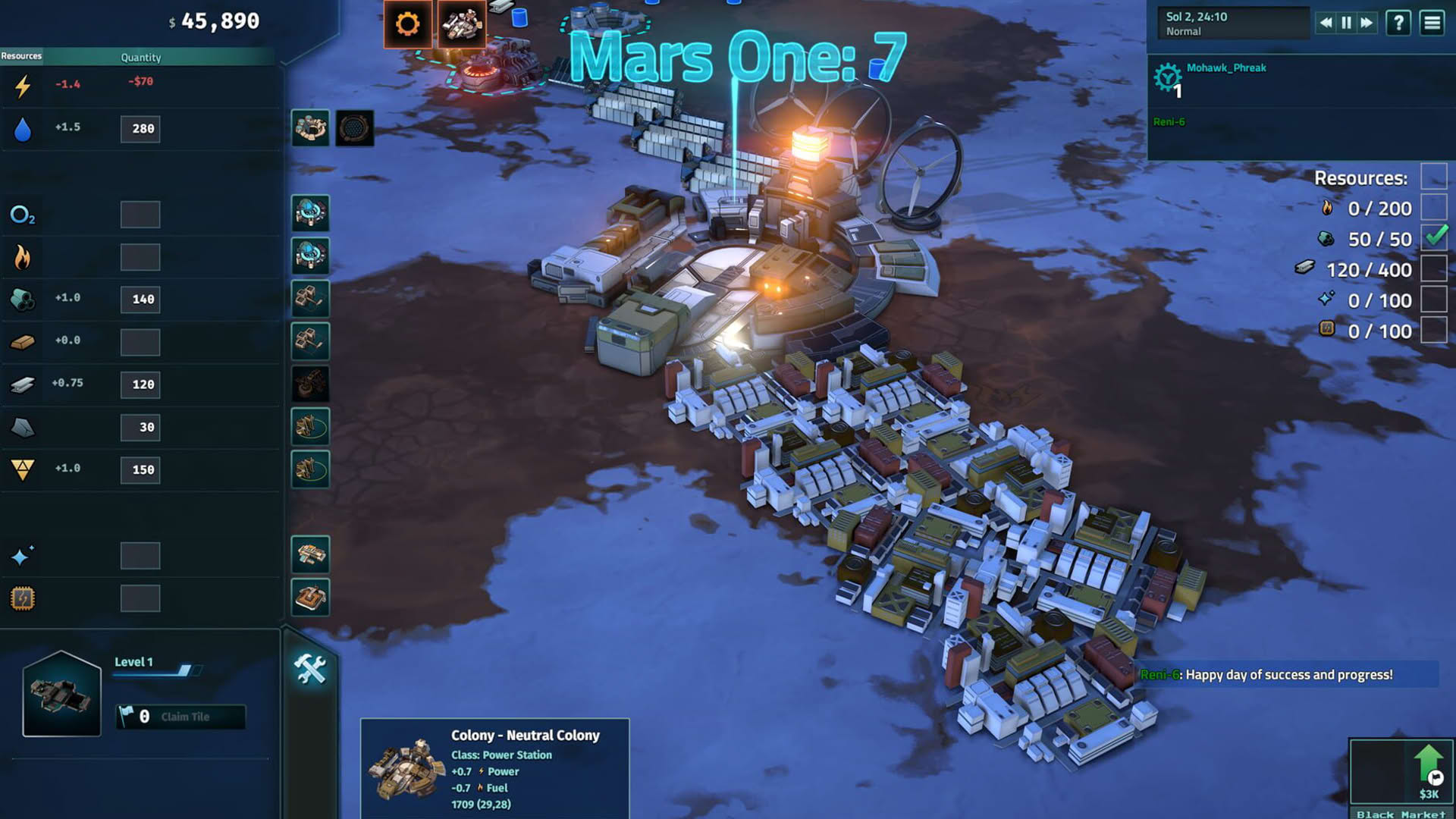 Screenshot for Offworld Trading Company: Limited Supply