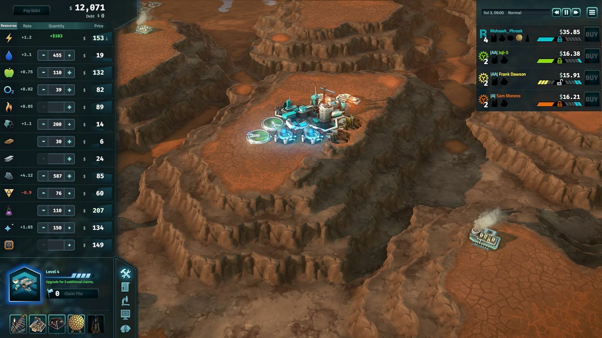 Screenshot for Offworld Trading Company: Scenario Toolkit