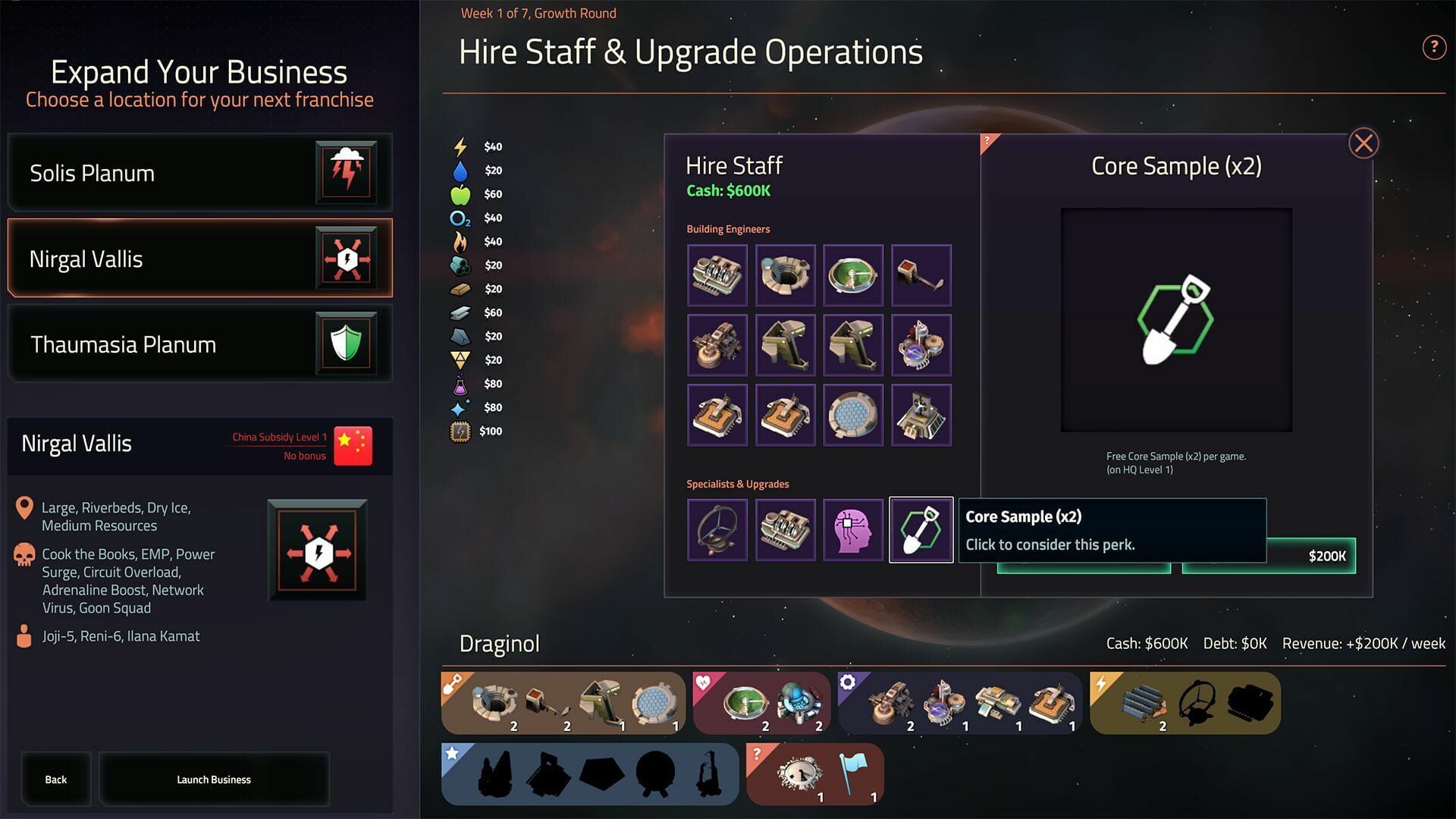 Screenshot for Offworld Trading Company: Ceres Initiative