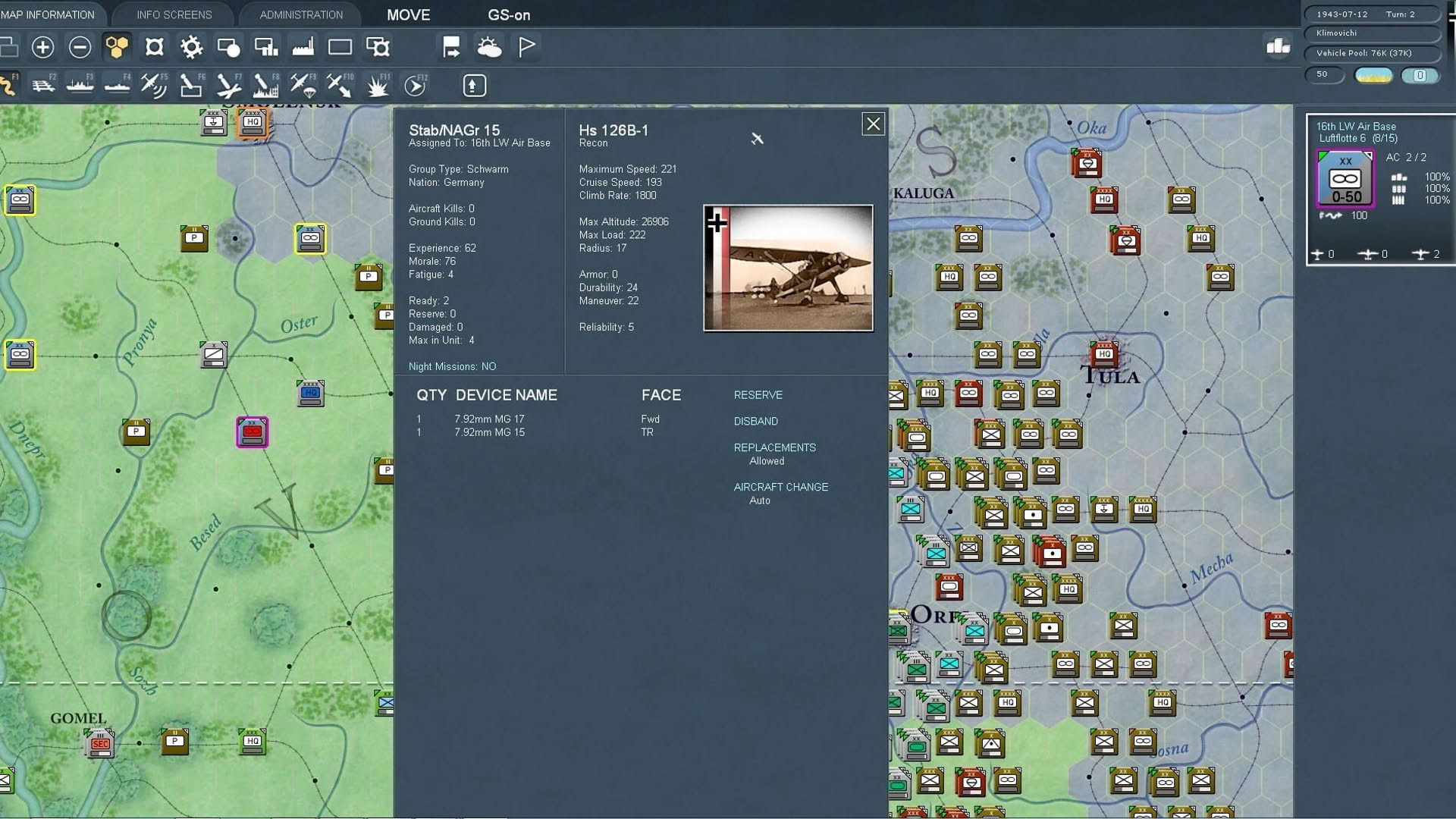 Screenshot for Gary Grigsby's War in the East: Don to the Danube