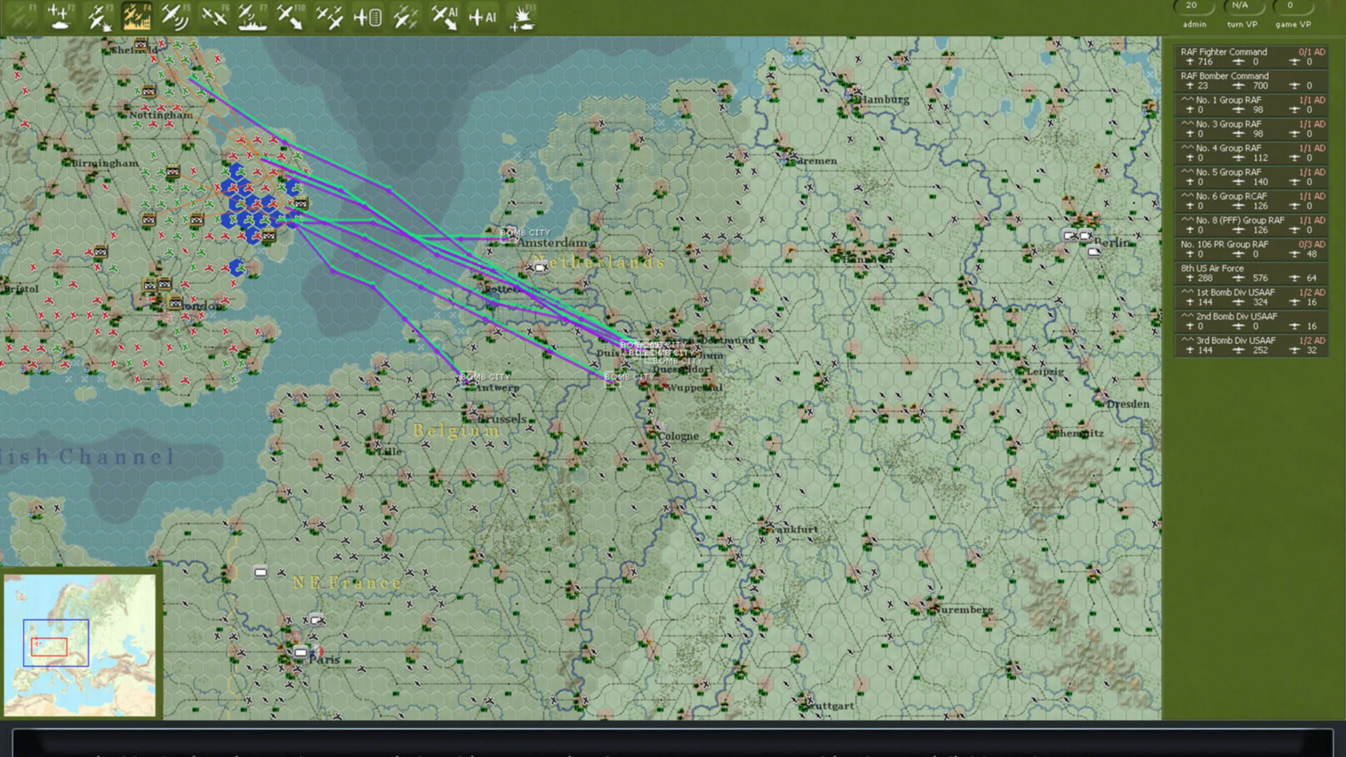 Screenshot for Gary Grigsby's War in the West: Operation Torch