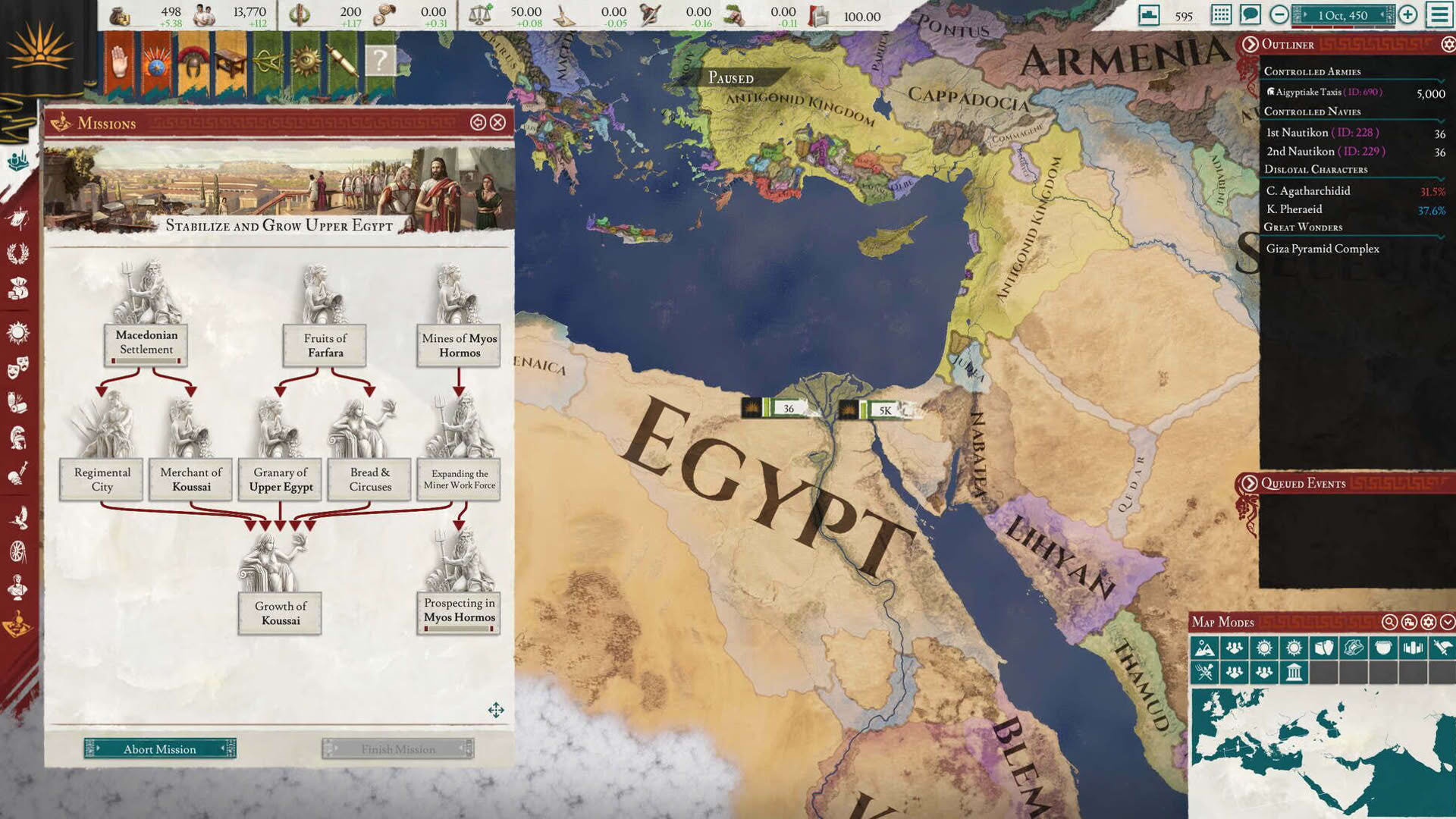 Screenshot for Imperator: Rome - Heirs of Alexander Content Pack