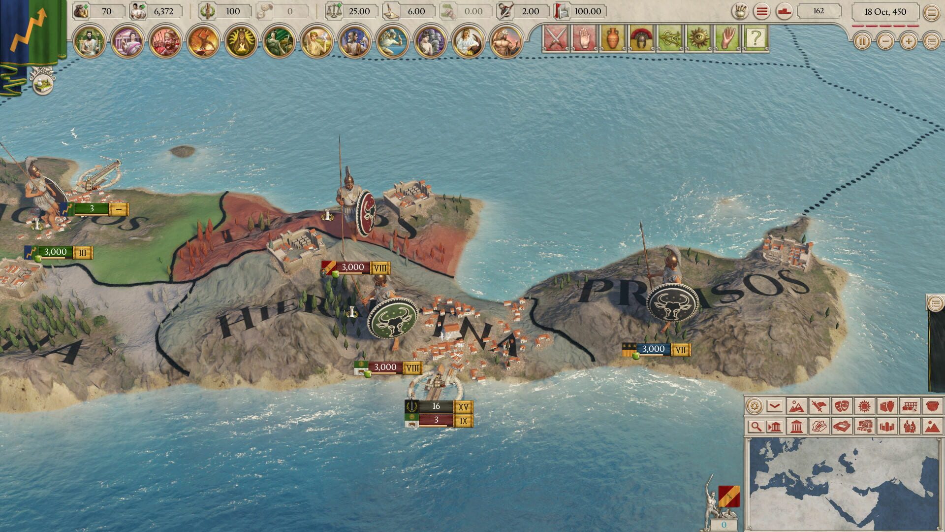 Screenshot for Imperator: Rome - Magna Graecia Content Pack