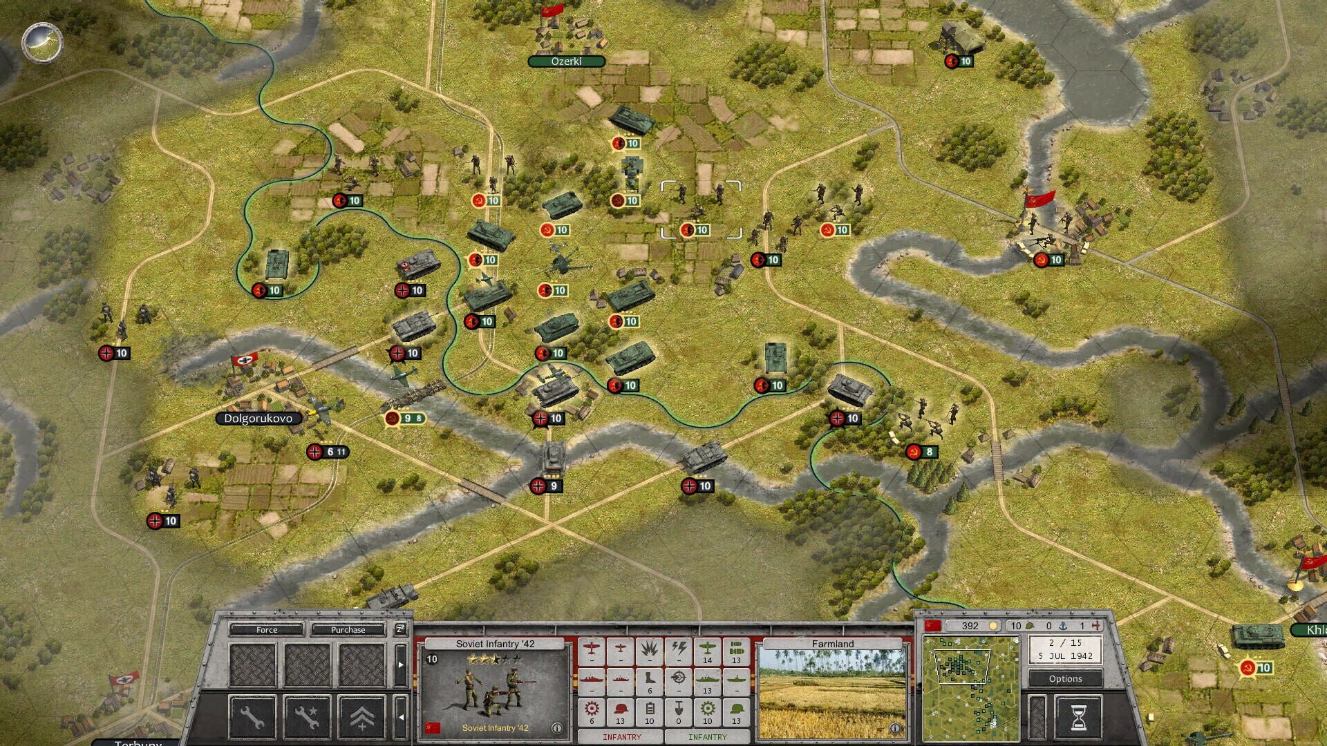 Screenshot for Order of Battle: Red Steel
