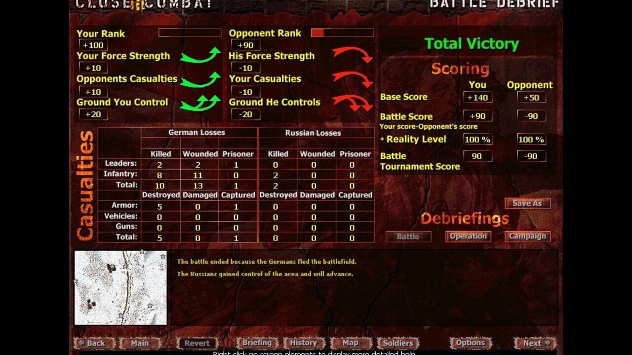 Screenshot for Close Combat III: The Russian Front