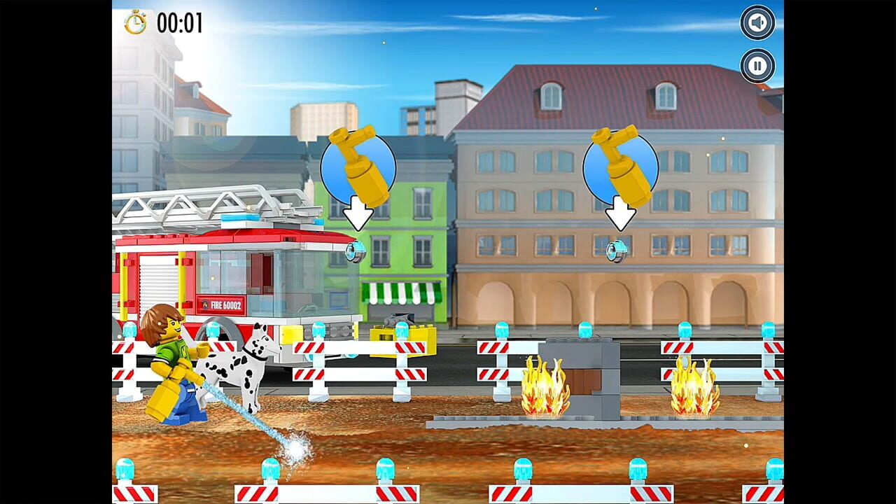 Screenshot for LEGO City Fire Hose Frenzy