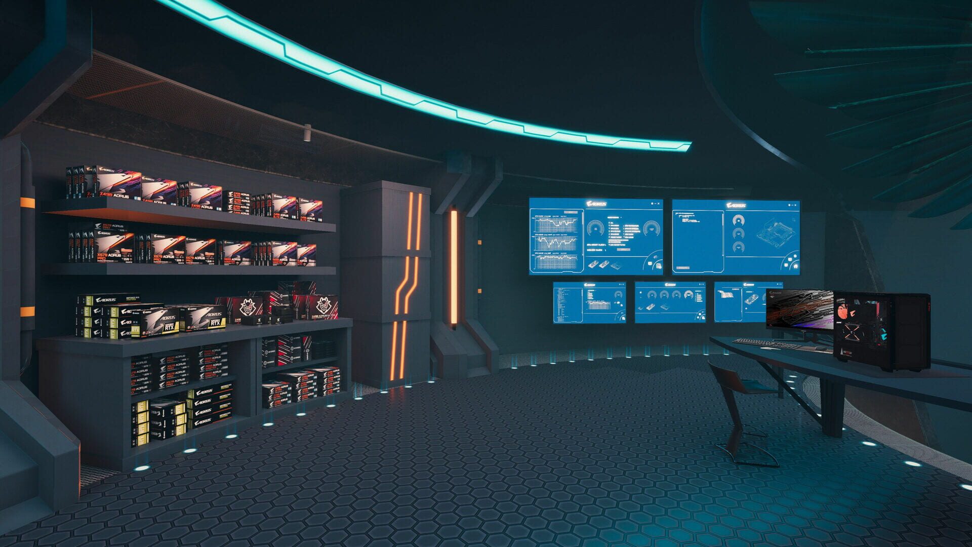 Screenshot for PC Building Simulator: Aorus Workshop