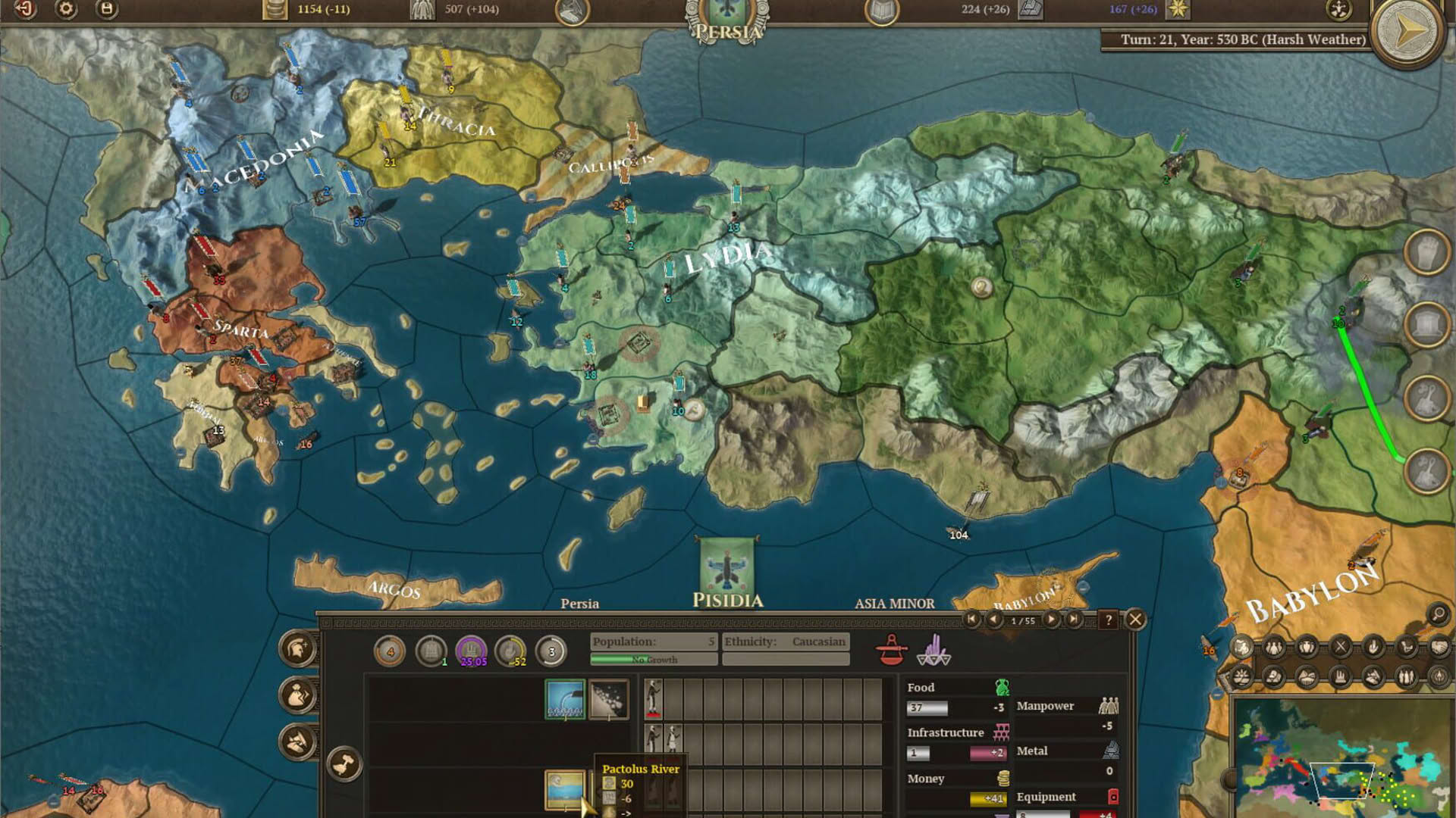 Screenshot for Field of Glory: Empires - Persia 550-330 BCE