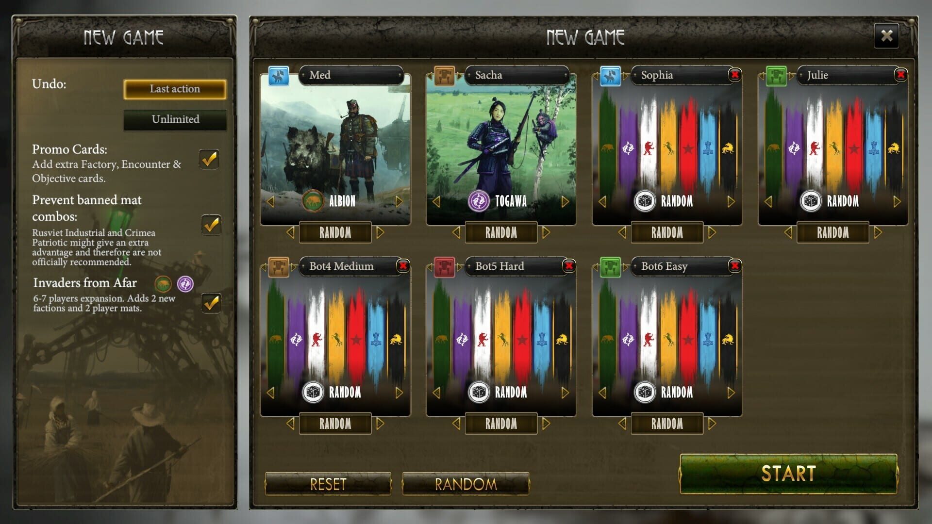 Screenshot for Scythe: Digital Edition - Invaders from Afar