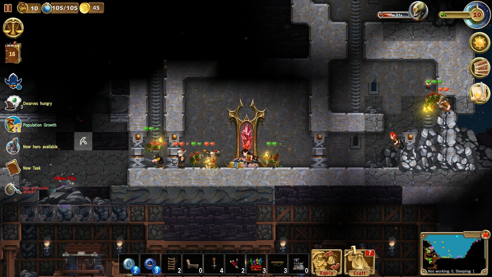 Screenshot for Craft the World: Heart of Evil