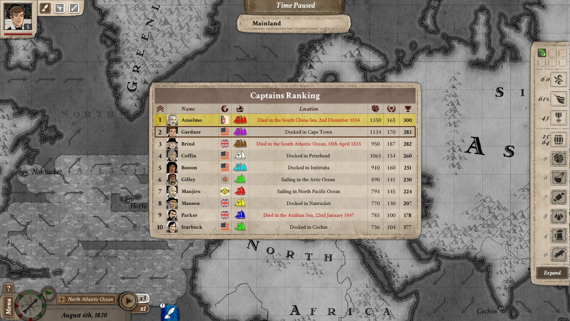Screenshot for Nantucket: Masters of the Seven Seas