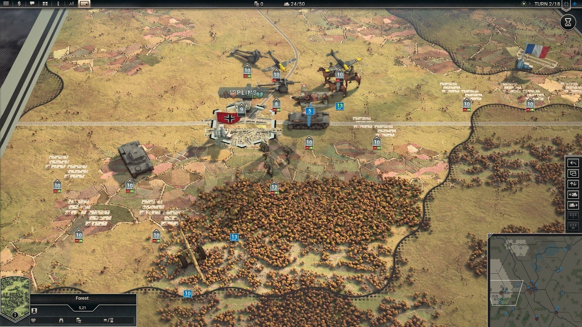 Screenshot for Panzer Corps 2: Axis Operations - 1939