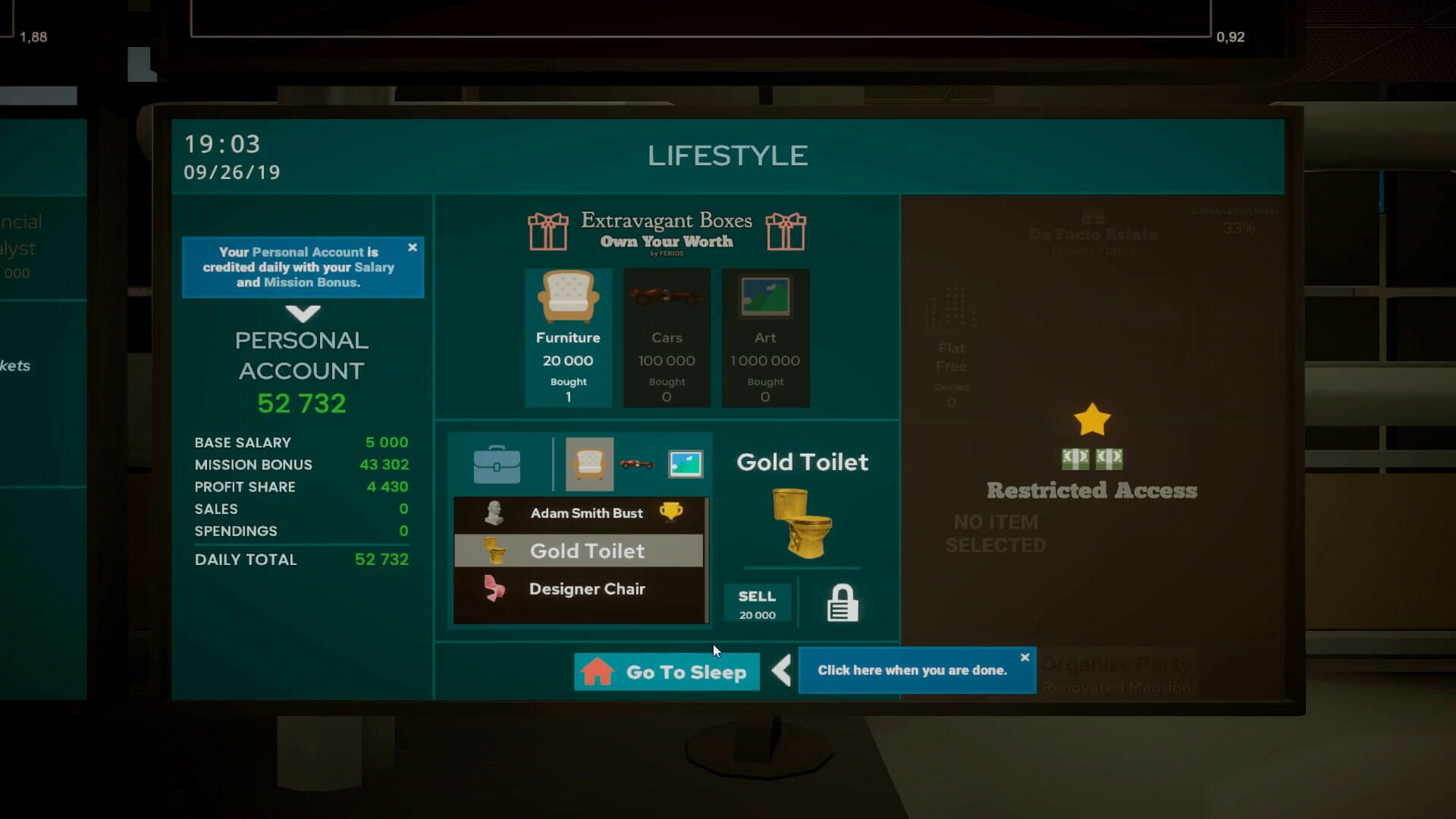 Screenshot for The Invisible Hand