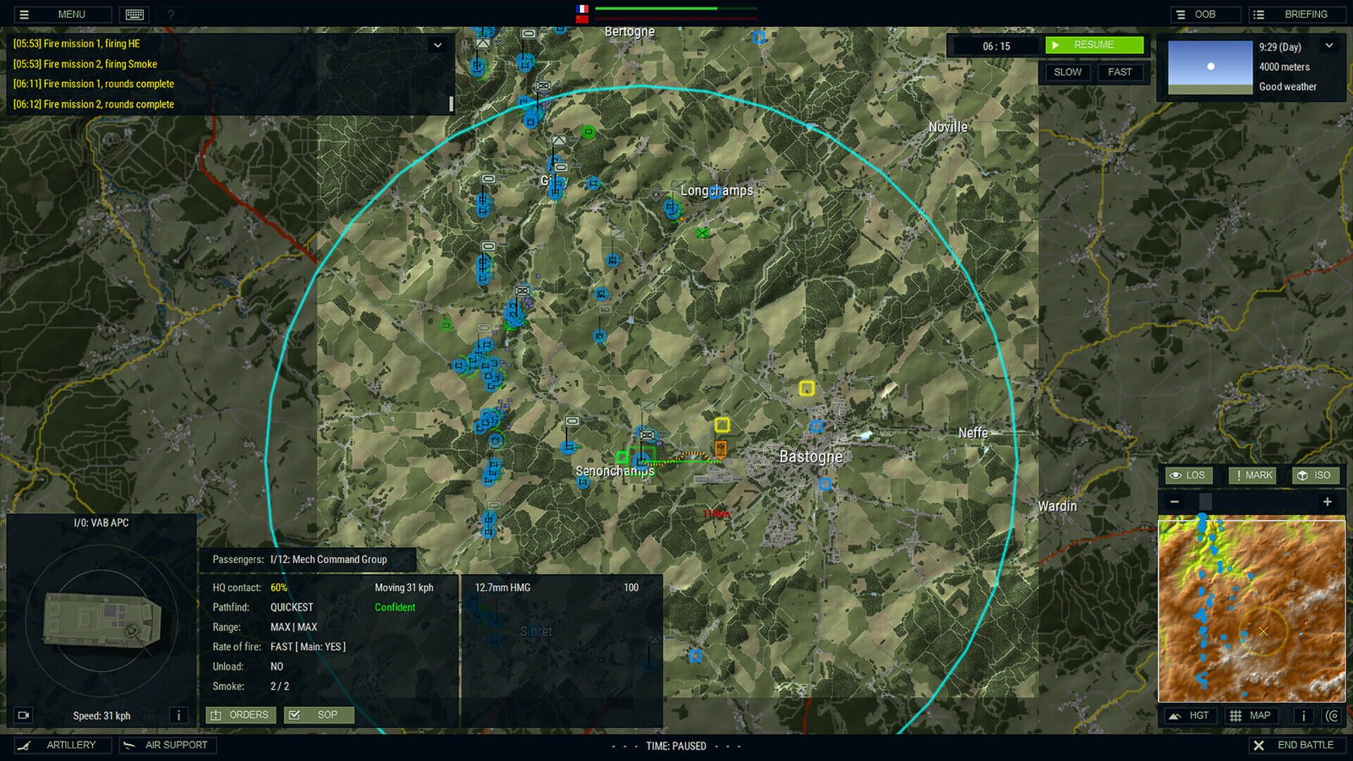 Screenshot for Armored Brigade Nation Pack: France - Belgium