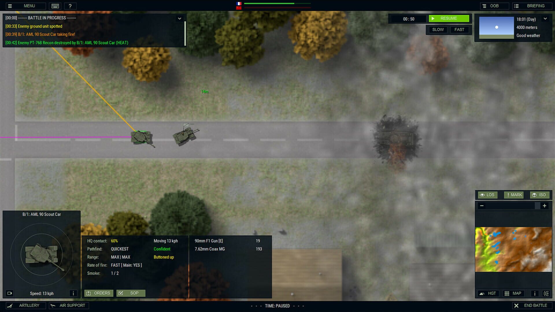 Screenshot for Armored Brigade Nation Pack: France - Belgium