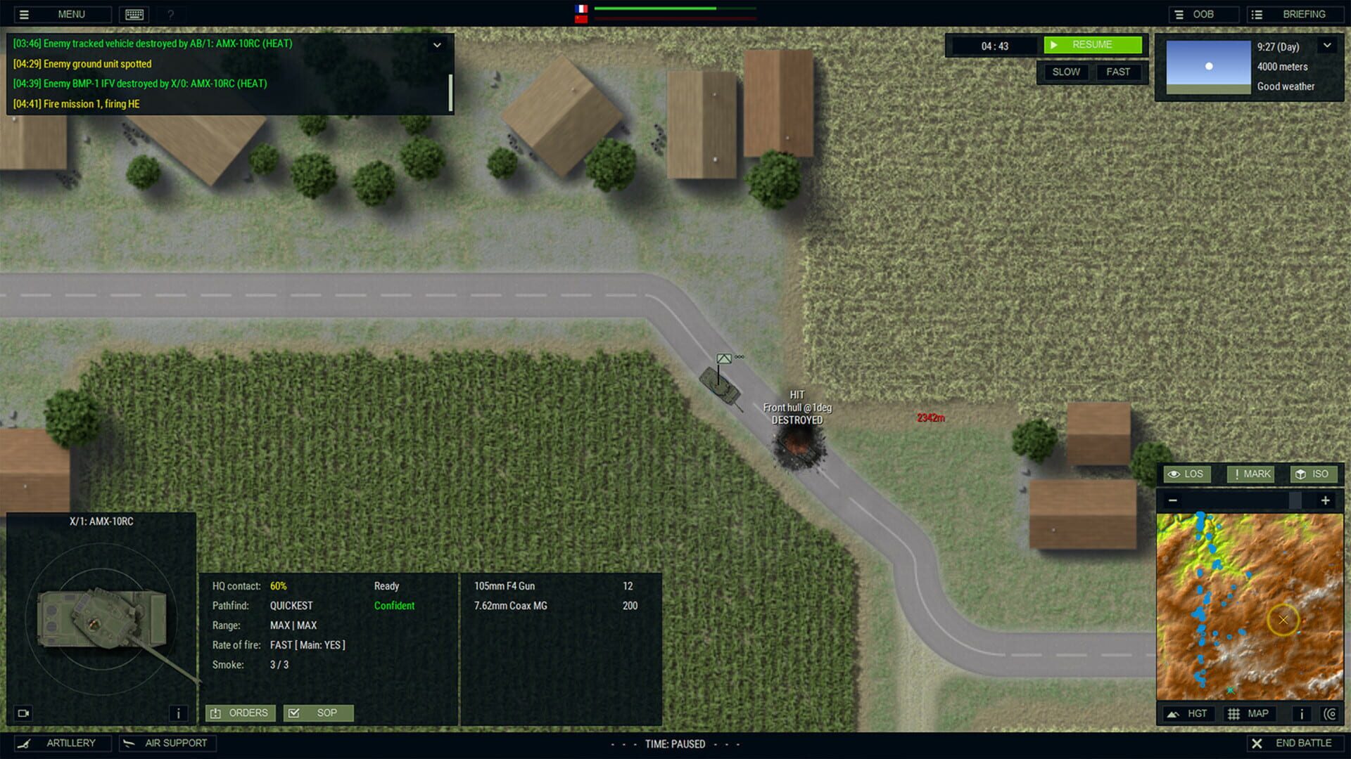 Screenshot for Armored Brigade Nation Pack: France - Belgium