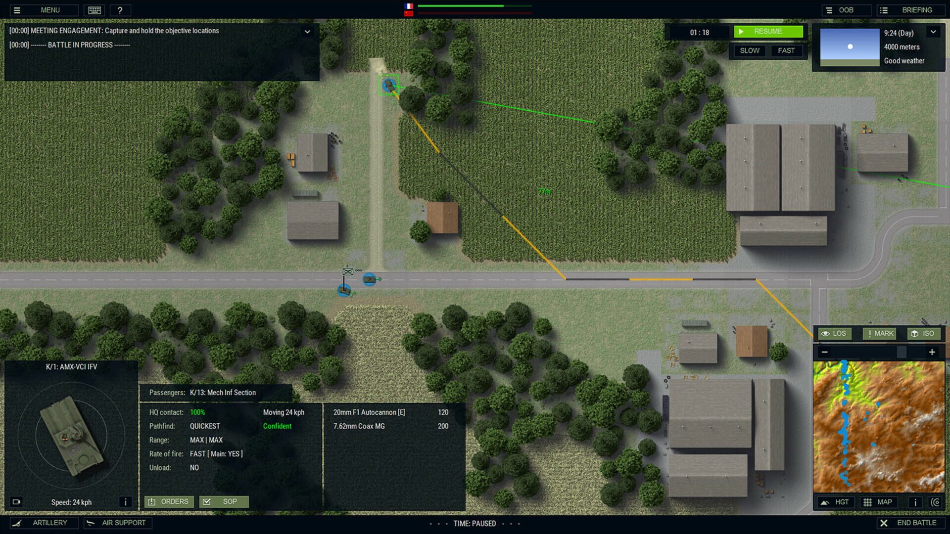 Screenshot for Armored Brigade Nation Pack: France - Belgium