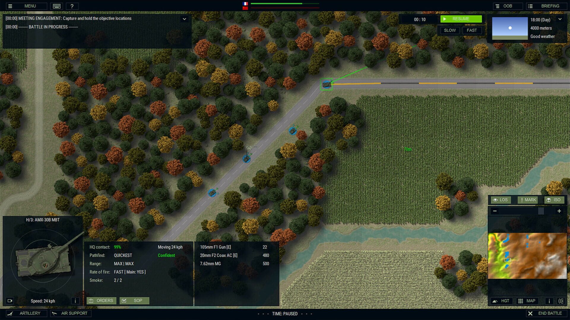 Screenshot for Armored Brigade Nation Pack: France - Belgium